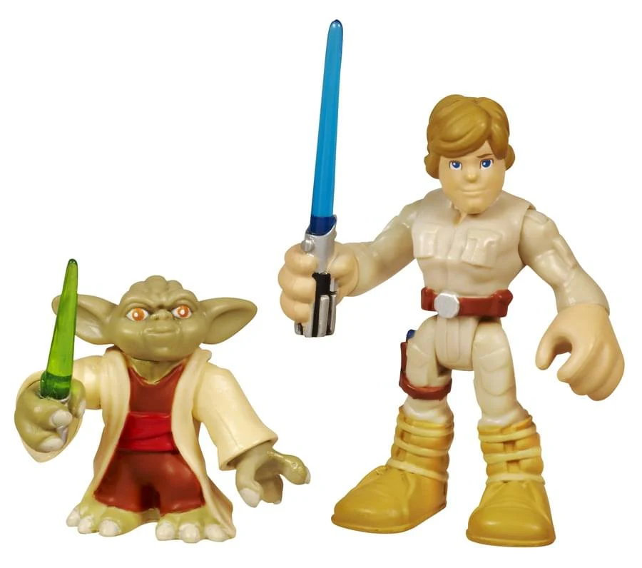 Star Wars Jedi Force Playschool Heroes 2-Pack Yoda & Luke Skywalker - Image 2