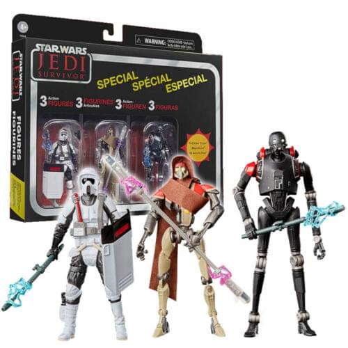 Star Wars Jedi Survivor 3.75 Inch Action Figure 3 Pack - Image 3