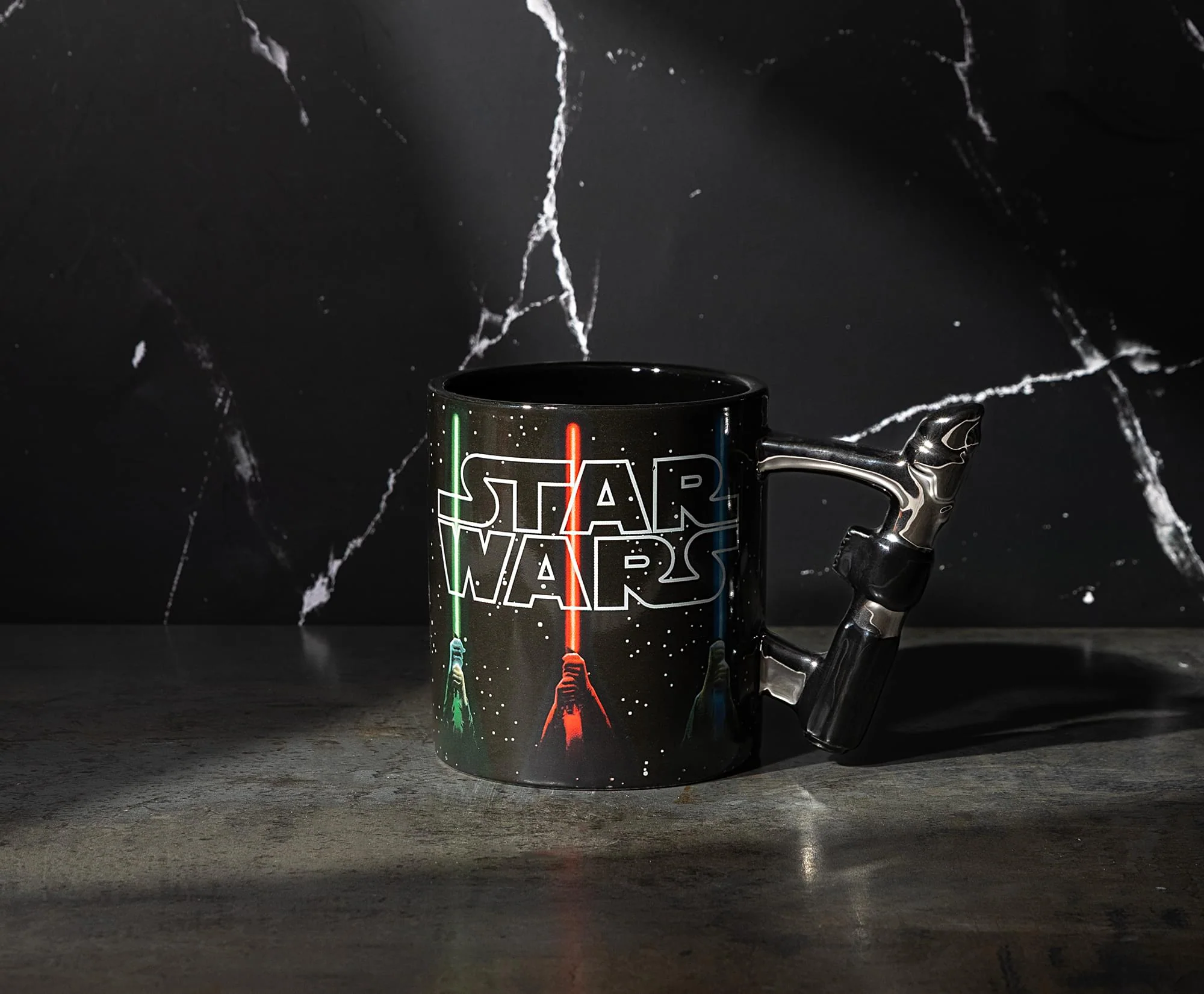 Star Wars Lightsabers Ceramic Mug With Sculpted Handle | Holds 20 Ounces - Image 3