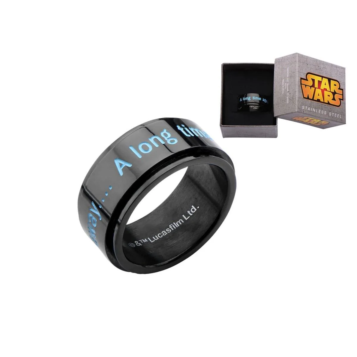 Star Wars "Long Time Ago" Spinner Men's Ring - Image 2