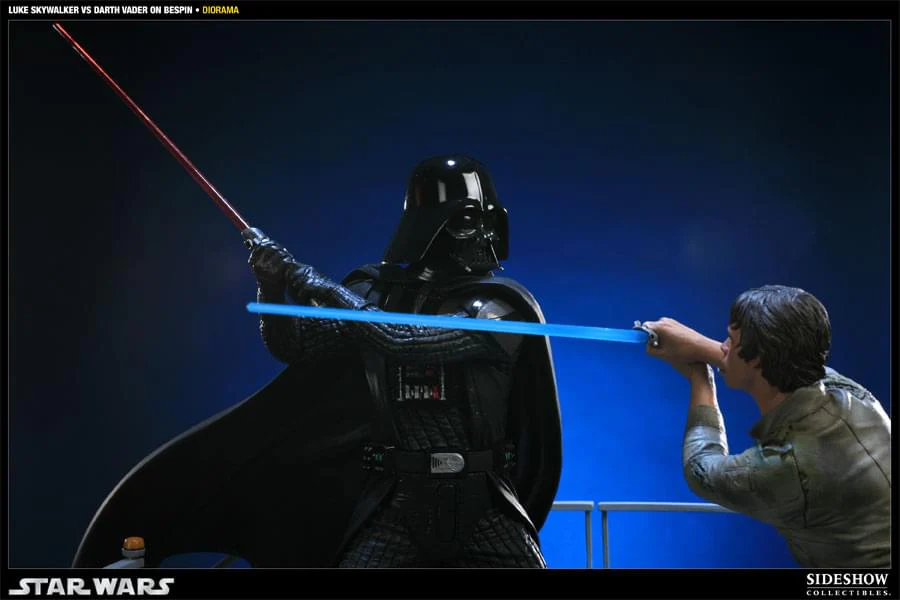 Star Wars Luke Vs Vader On Bespin Polystone Diorama Statue - Image 2