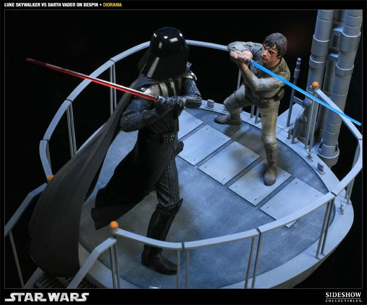 Star Wars Luke Vs Vader On Bespin Polystone Diorama Statue - Image 4
