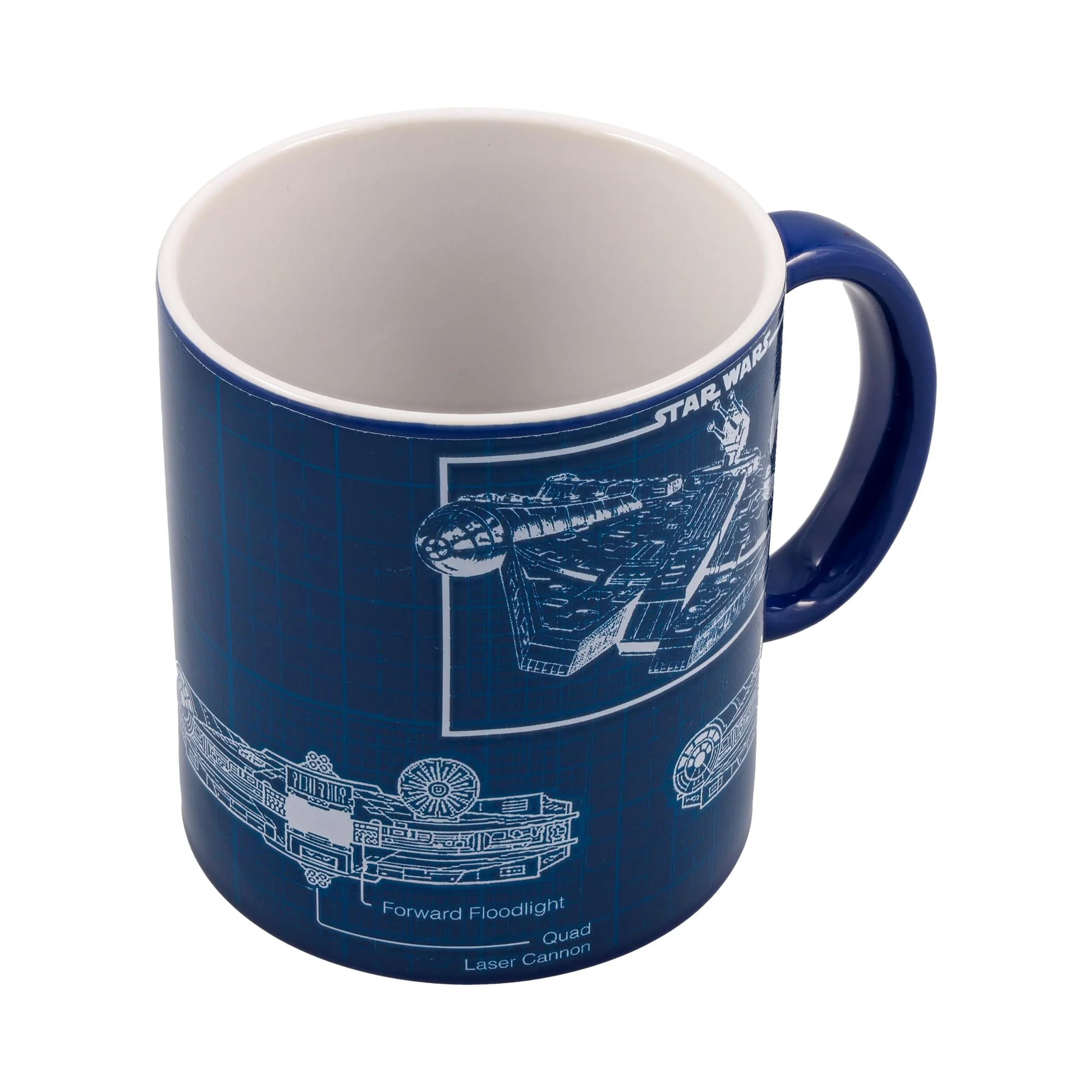Star Wars Millennium Falcon Schematics Ceramic Mug | Holds 20 Ounces - Image 3