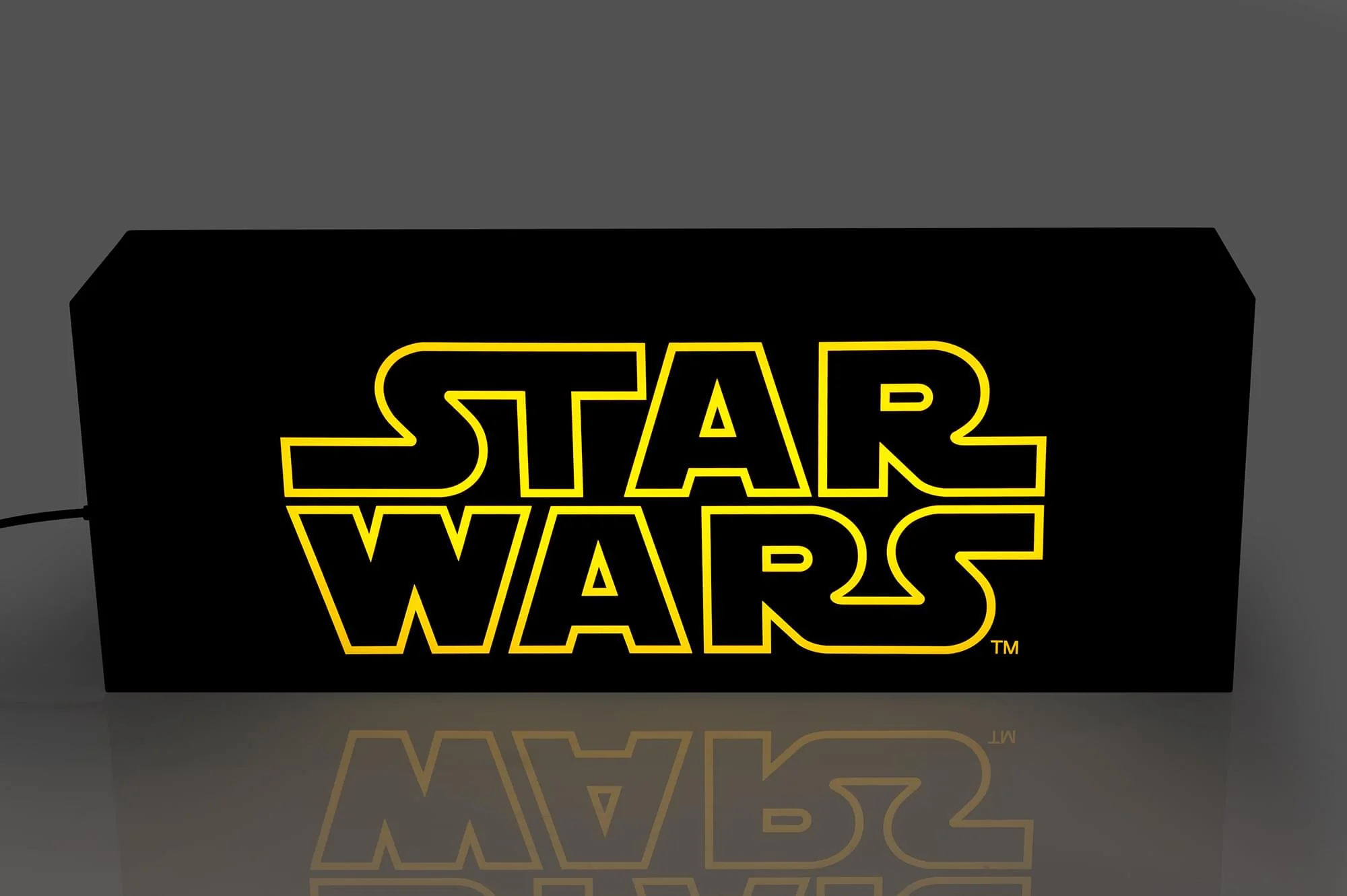 Star Wars Official Logo 17-Inch Light Box | Electric/USB Mood Light - Image 2