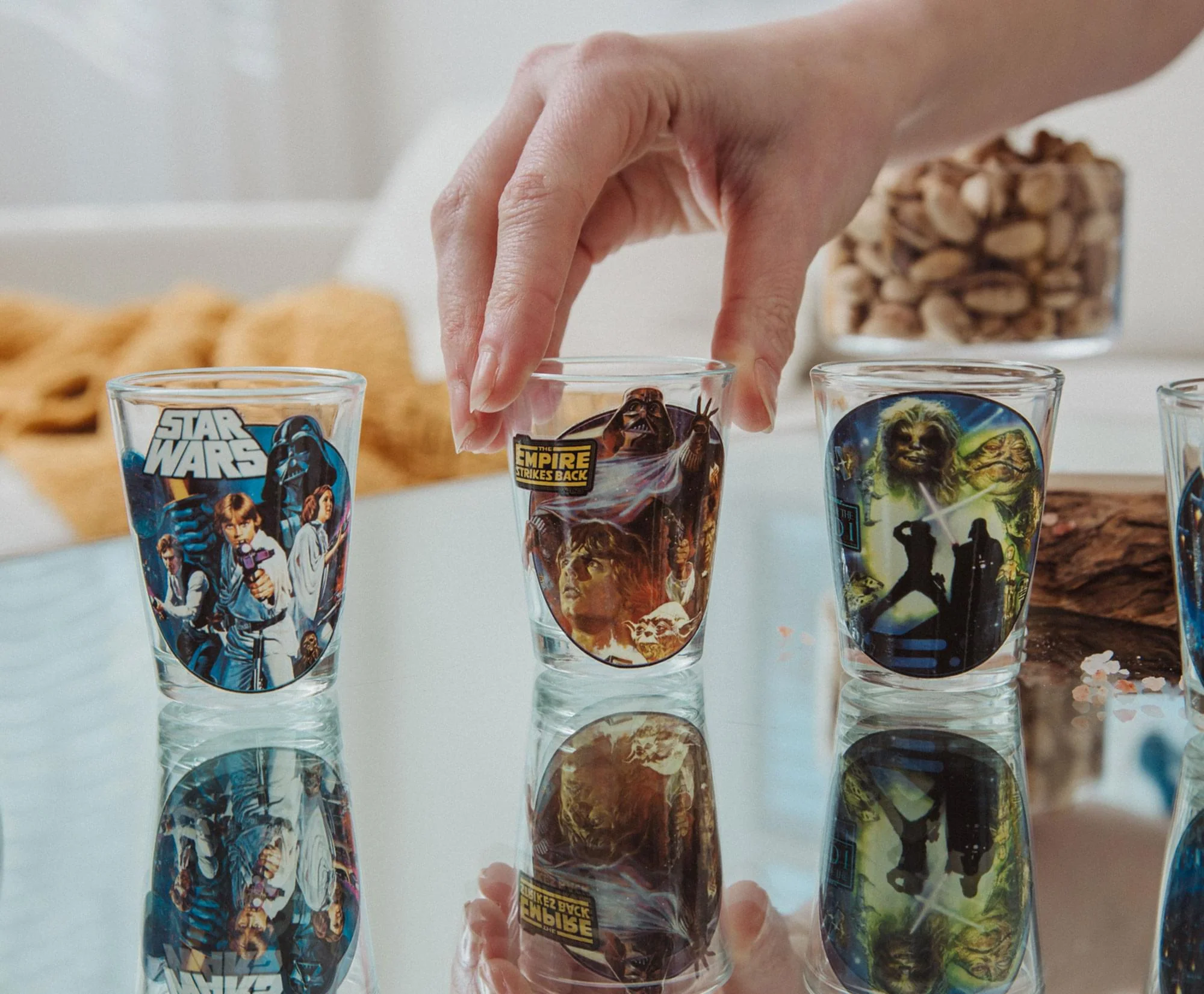 Star Wars Original Trilogy 2-Ounce Mini Shot Glasses | Set of 6 - Image 4
