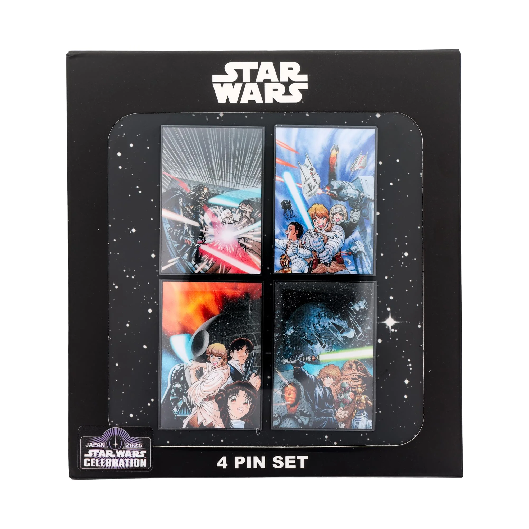 Star Wars Original Trilogy 4-Piece Enamel Pin Set | SWC 2025 Exclusive - Image 2