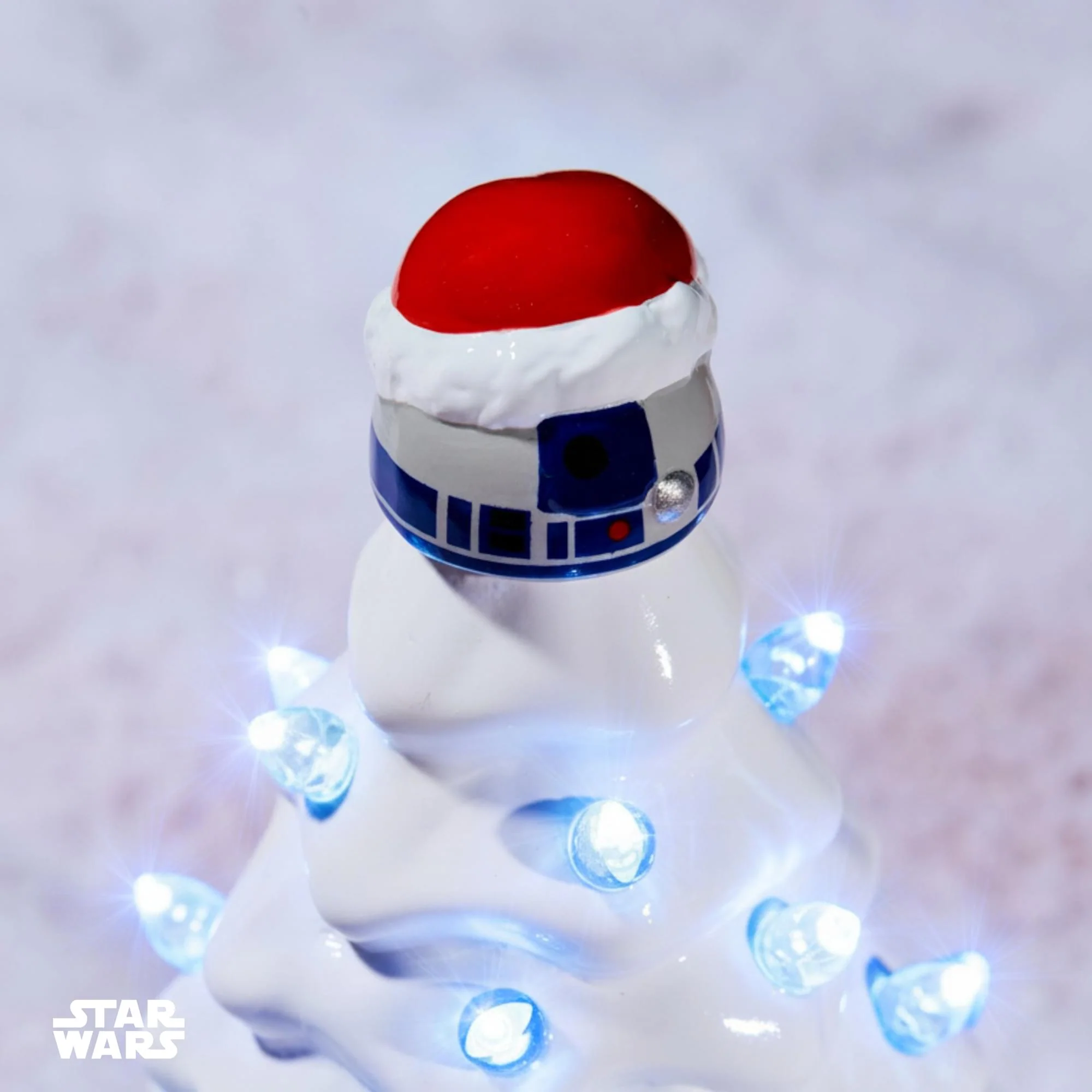 Star Wars R2-D2 Light-Up Ceramic Christmas Tree | 6 Inches Tall - Image 6