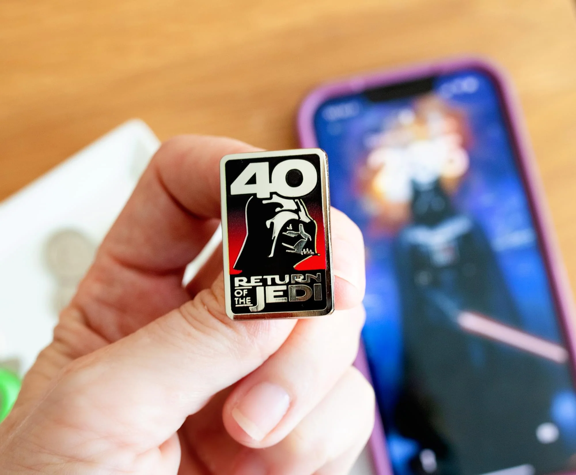 Star Wars: Return Of The Jedi 40th Darth Vader Enamel Pin | SWC 2023 Exclusive - Image 3