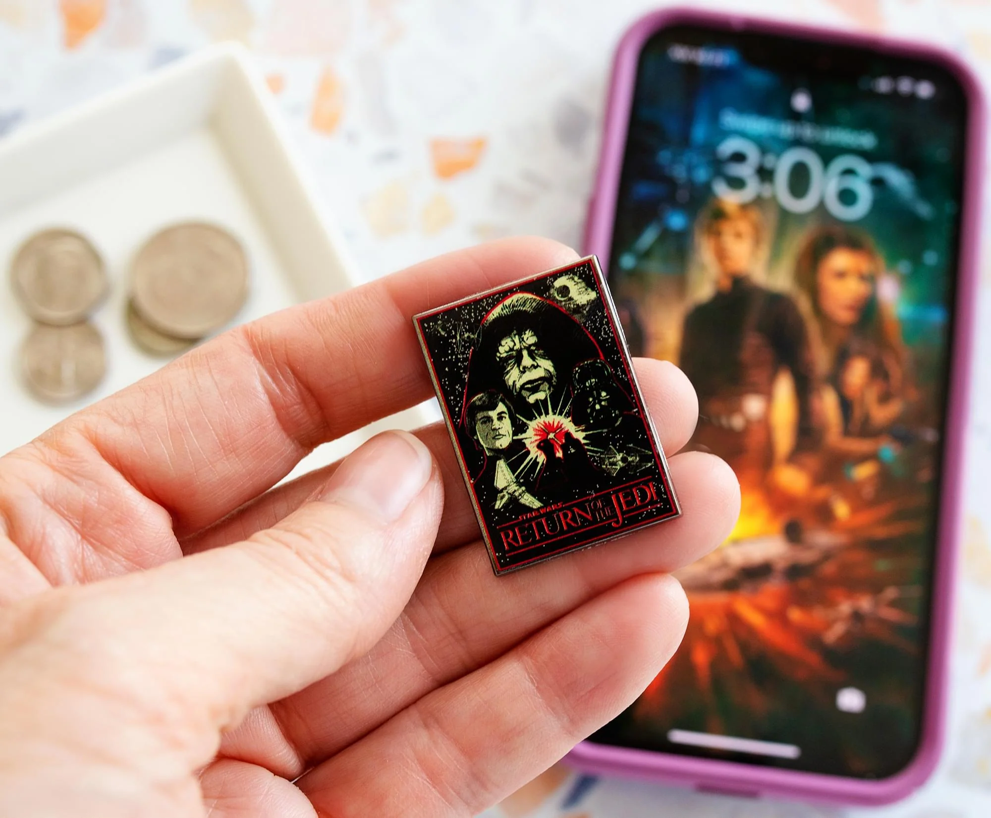 Star Wars: Return Of The Jedi 40th The Emperor Enamel Pin | SWC 2023 Exclusive - Image 4