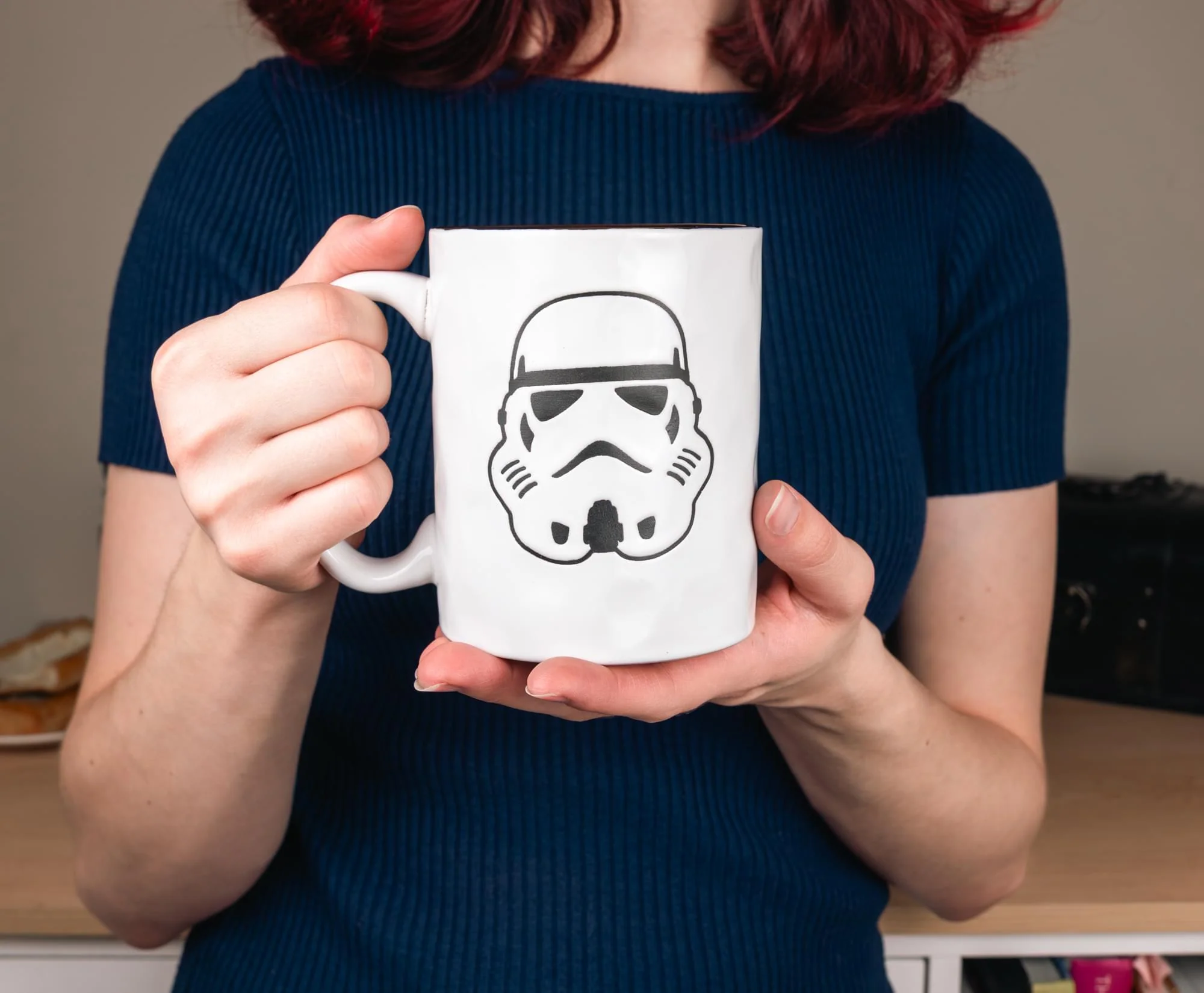 Star Wars Stormtrooper Wax-Resist Ceramic Pottery Mug | Holds 17 Ounces - Image 9