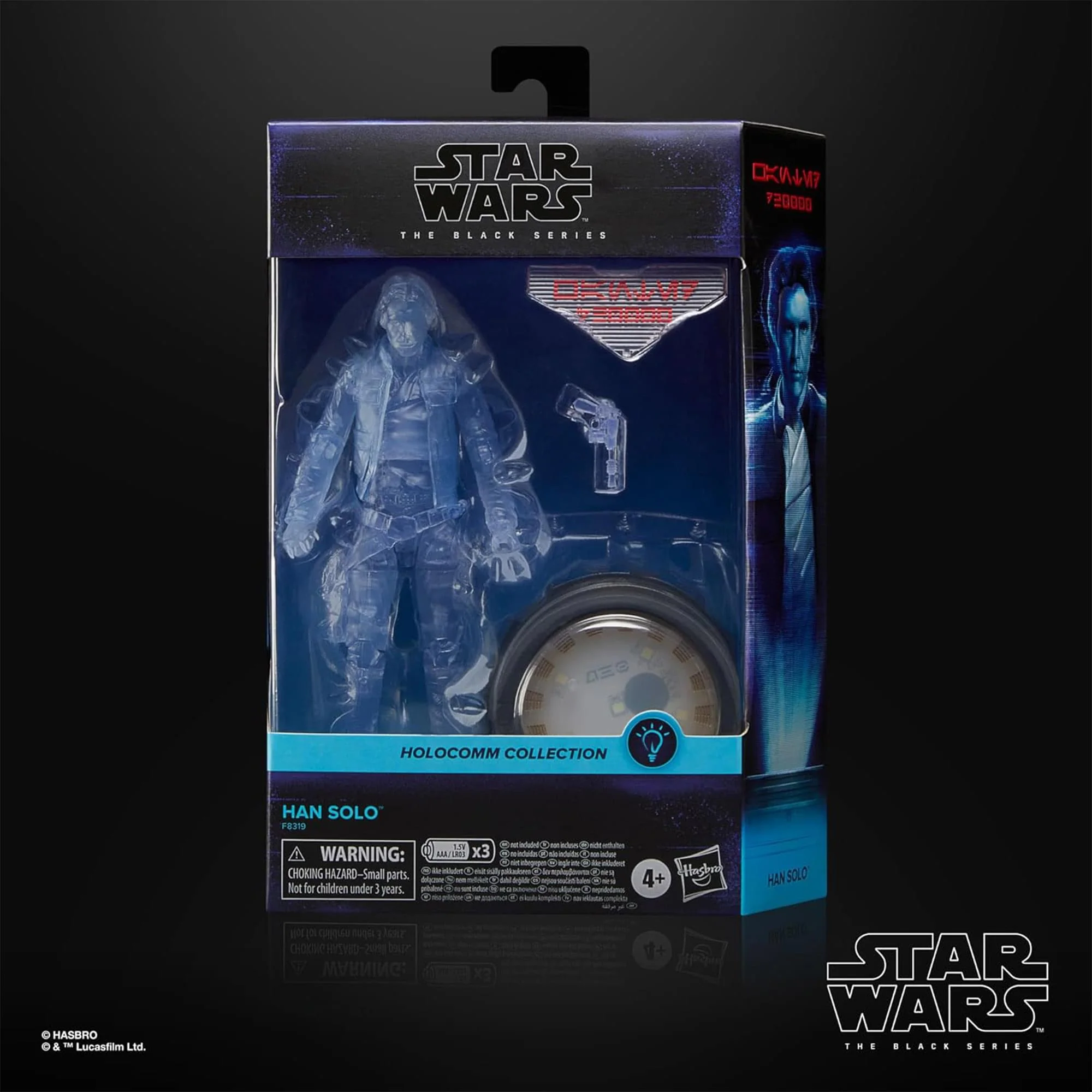 Star Wars The Black Series 6 inch Action Figure | Holocomm Han Solo - Image 7
