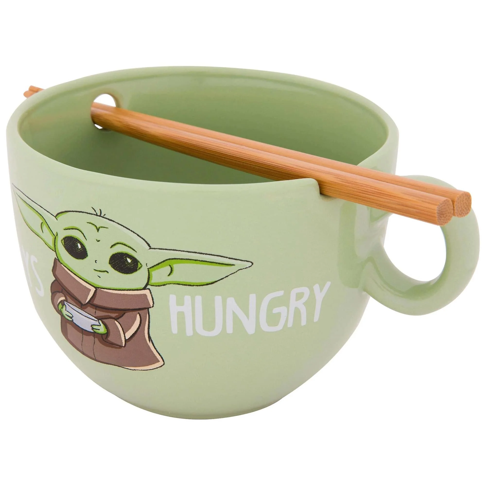 Star Wars The Child "Always Hungry" Ramen Mug with Chopsticks - Image 3