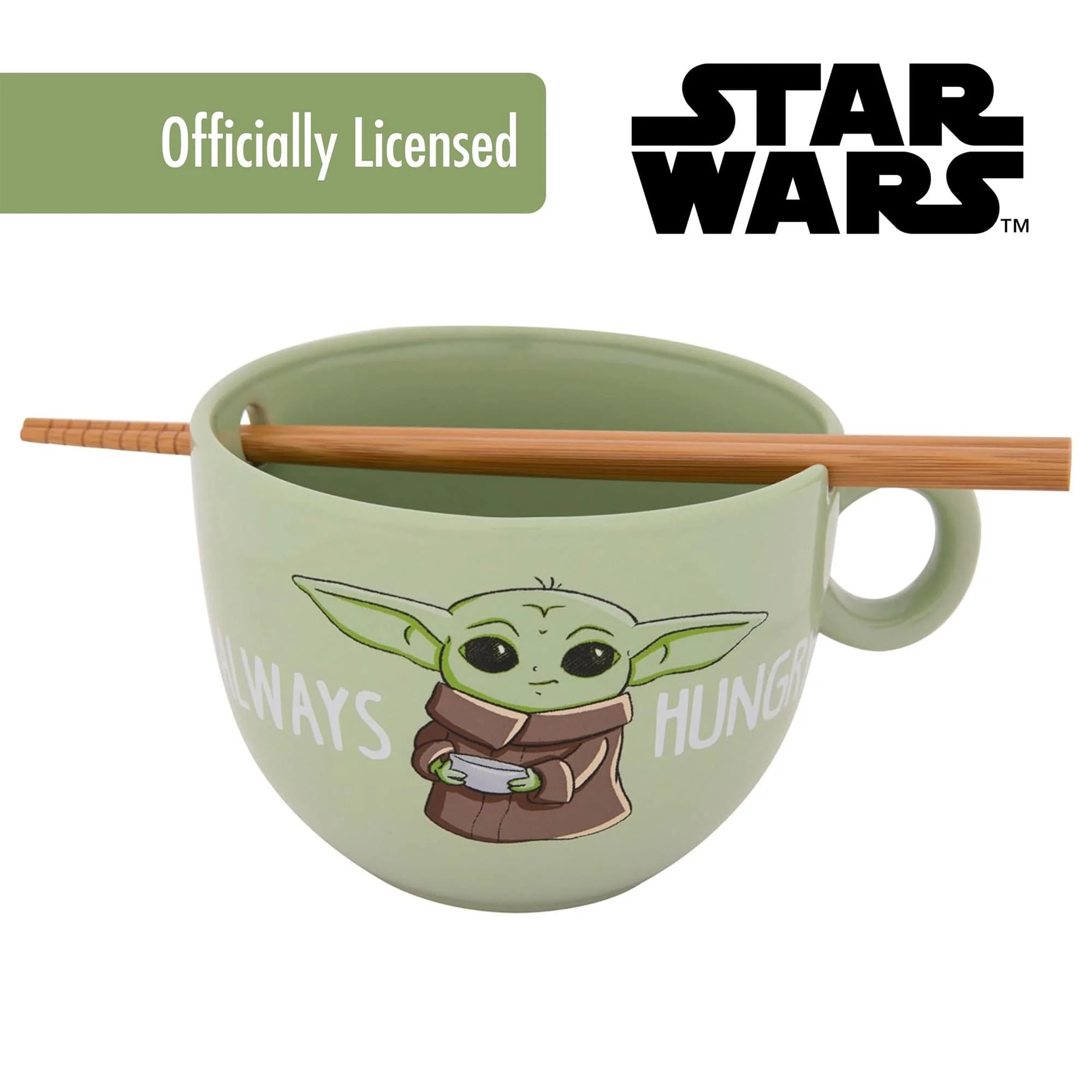 Star Wars The Child "Always Hungry" Ramen Mug with Chopsticks - Image 7