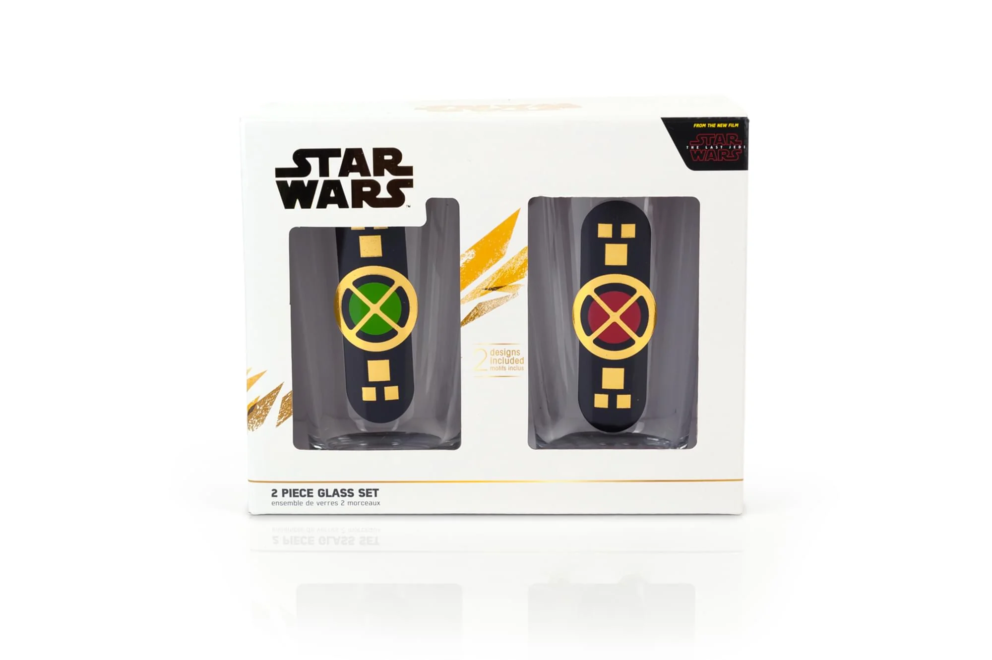 Star Wars The Last Jedi Glassware - 16oz Glass Set - Image 2