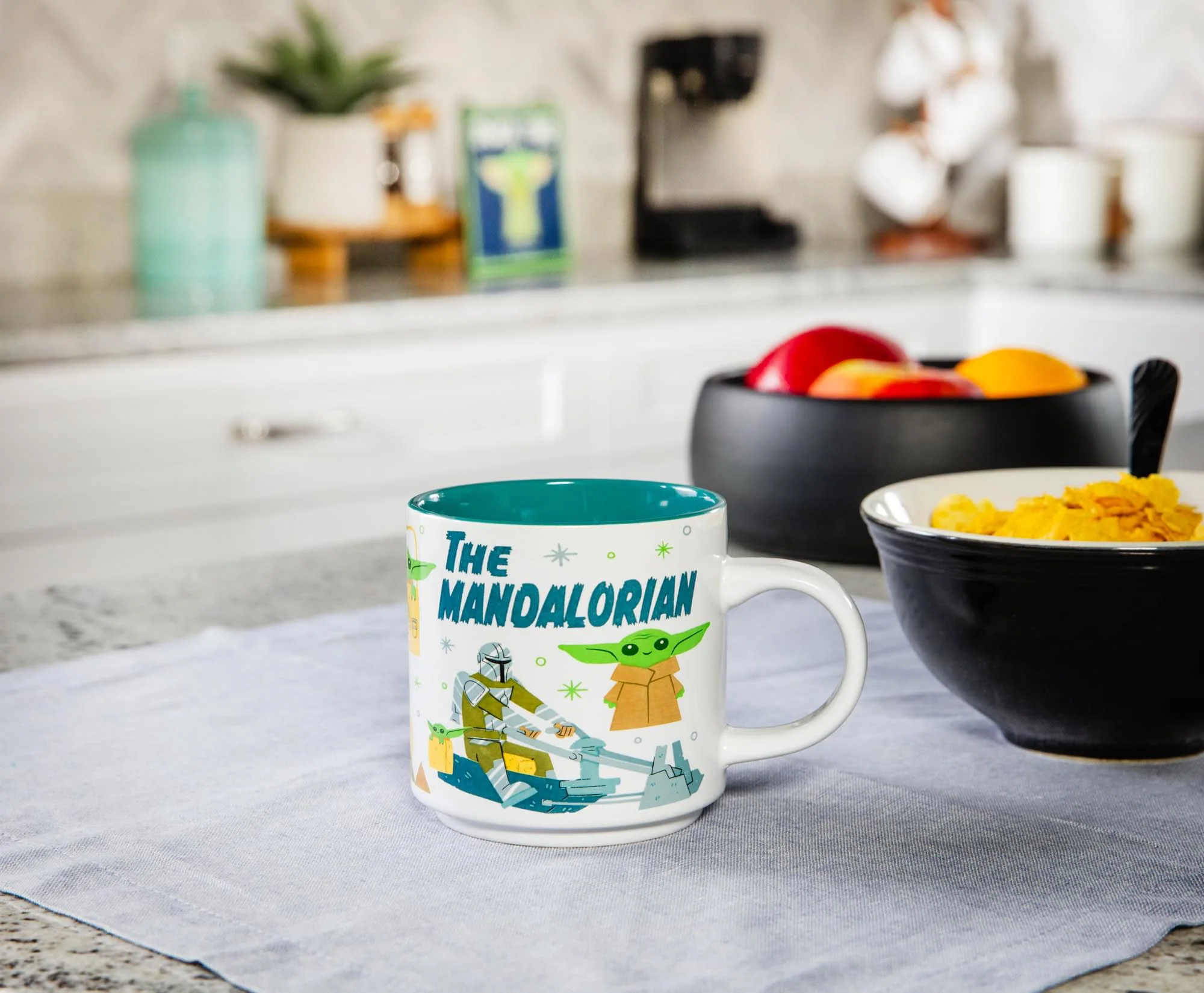 Star Wars: The Mandalorian Cartoon Grogu Ceramic Mug | Holds 13 Ounces - Image 4