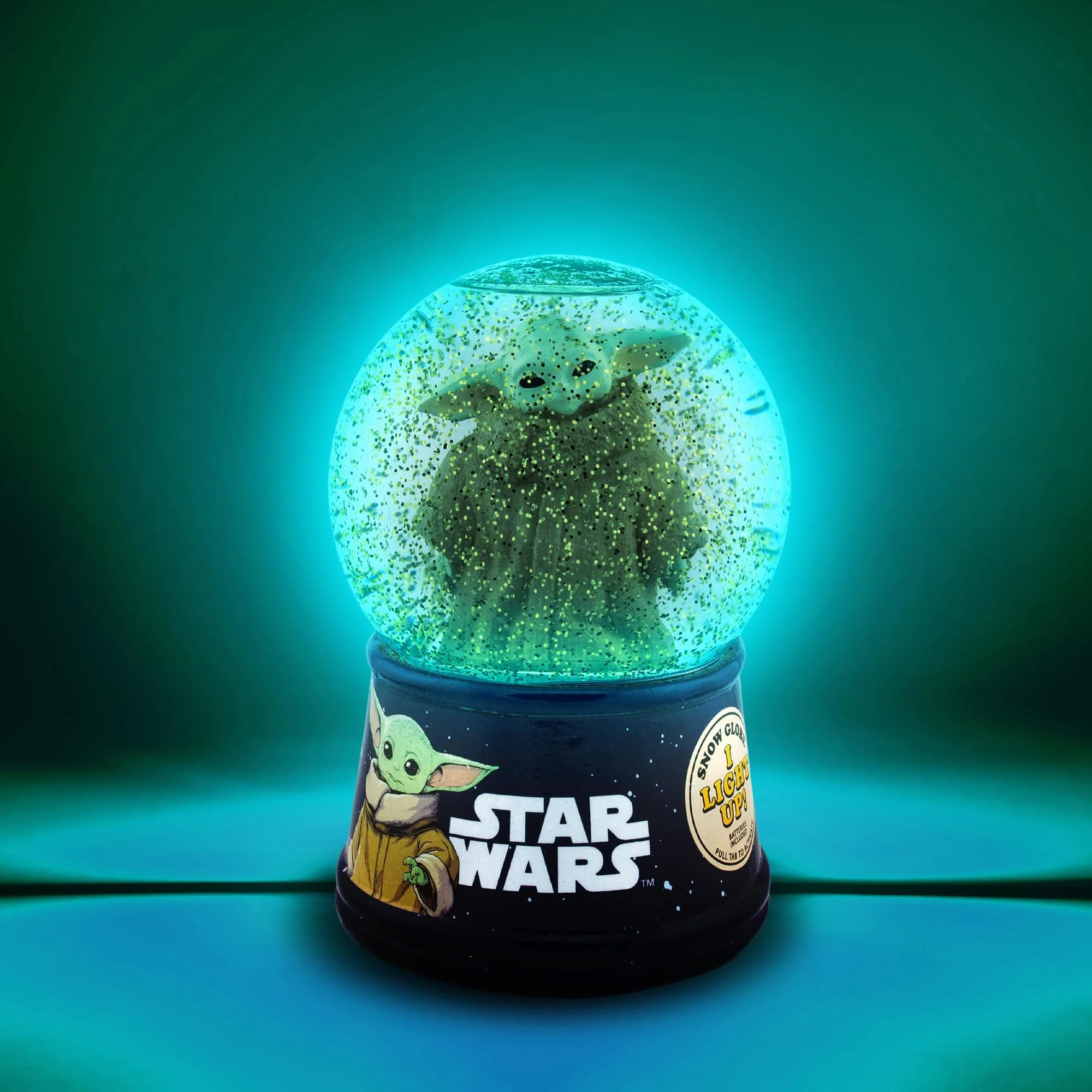 Star Wars: The Mandalorian Grogu The Child Light-Up Snow Globe | 6 Inches Tall - Image 2