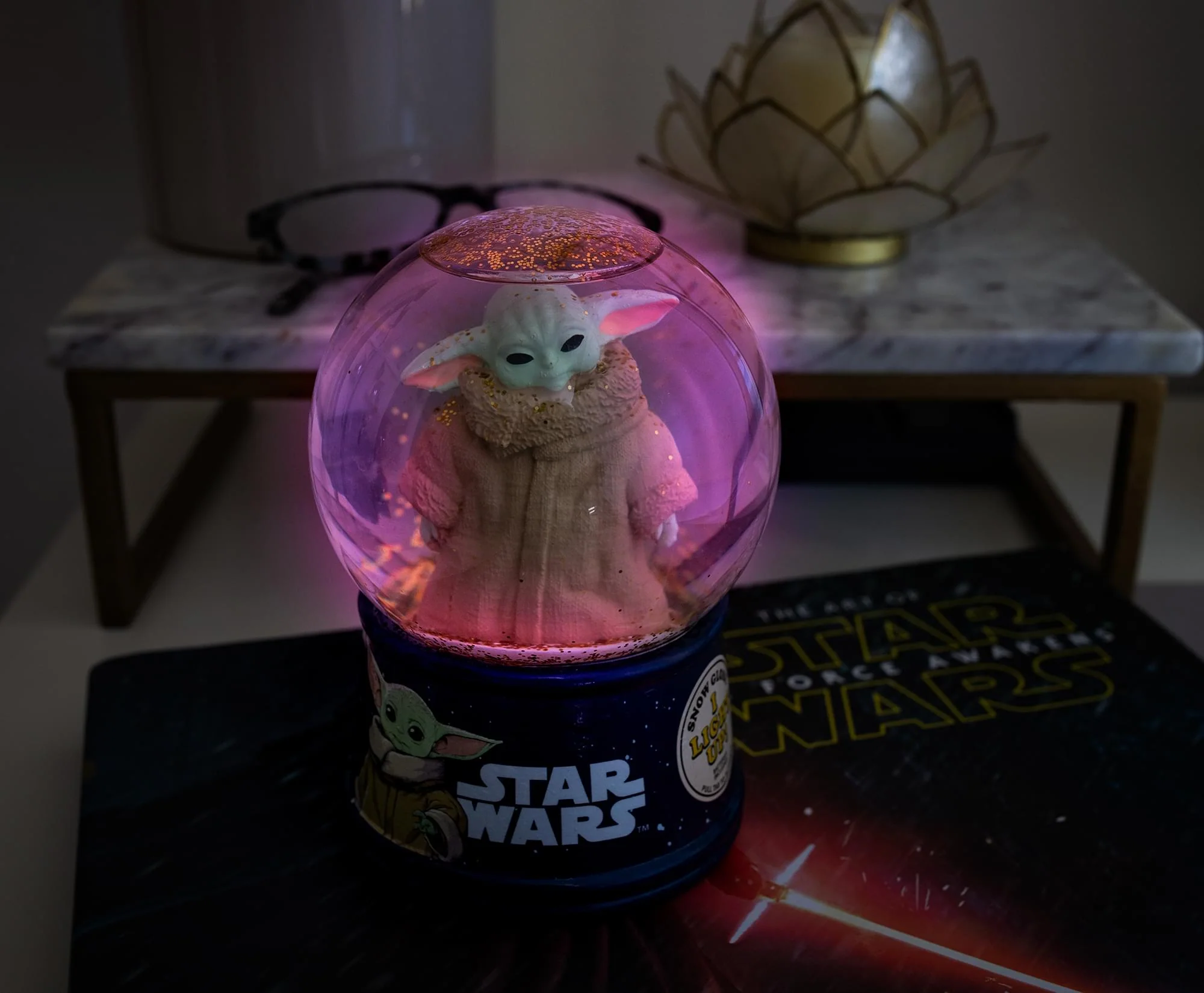 Star Wars: The Mandalorian Grogu The Child Light-Up Snow Globe | 6 Inches Tall - Image 8