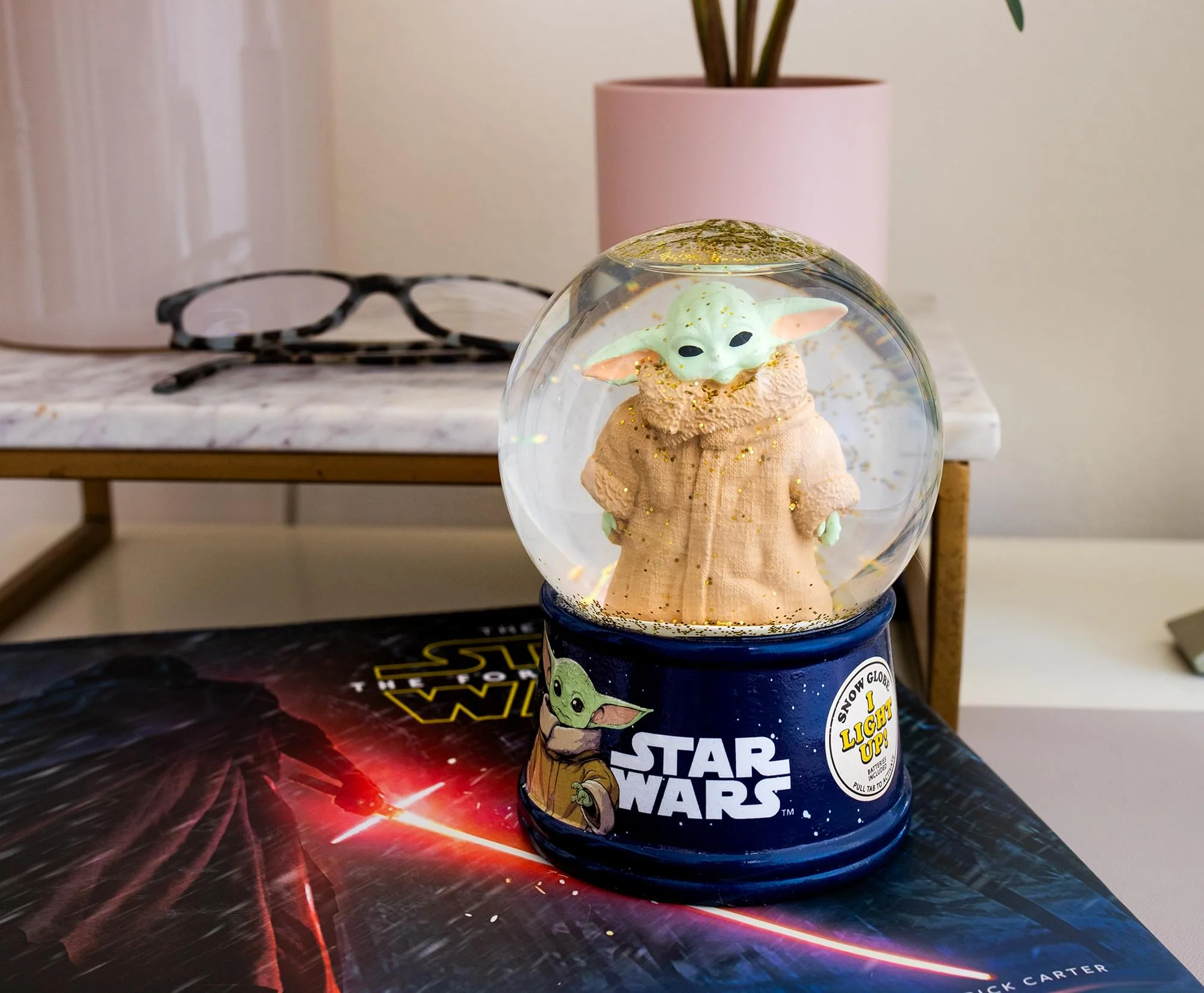 Star Wars: The Mandalorian Grogu The Child Light-Up Snow Globe | 6 Inches Tall - Image 9