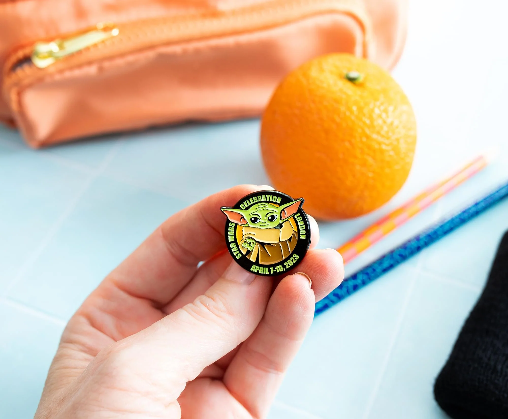 Star Wars: The Mandalorian Grogu Enamel Pin | SWC 2023 Exclusive - Image 4