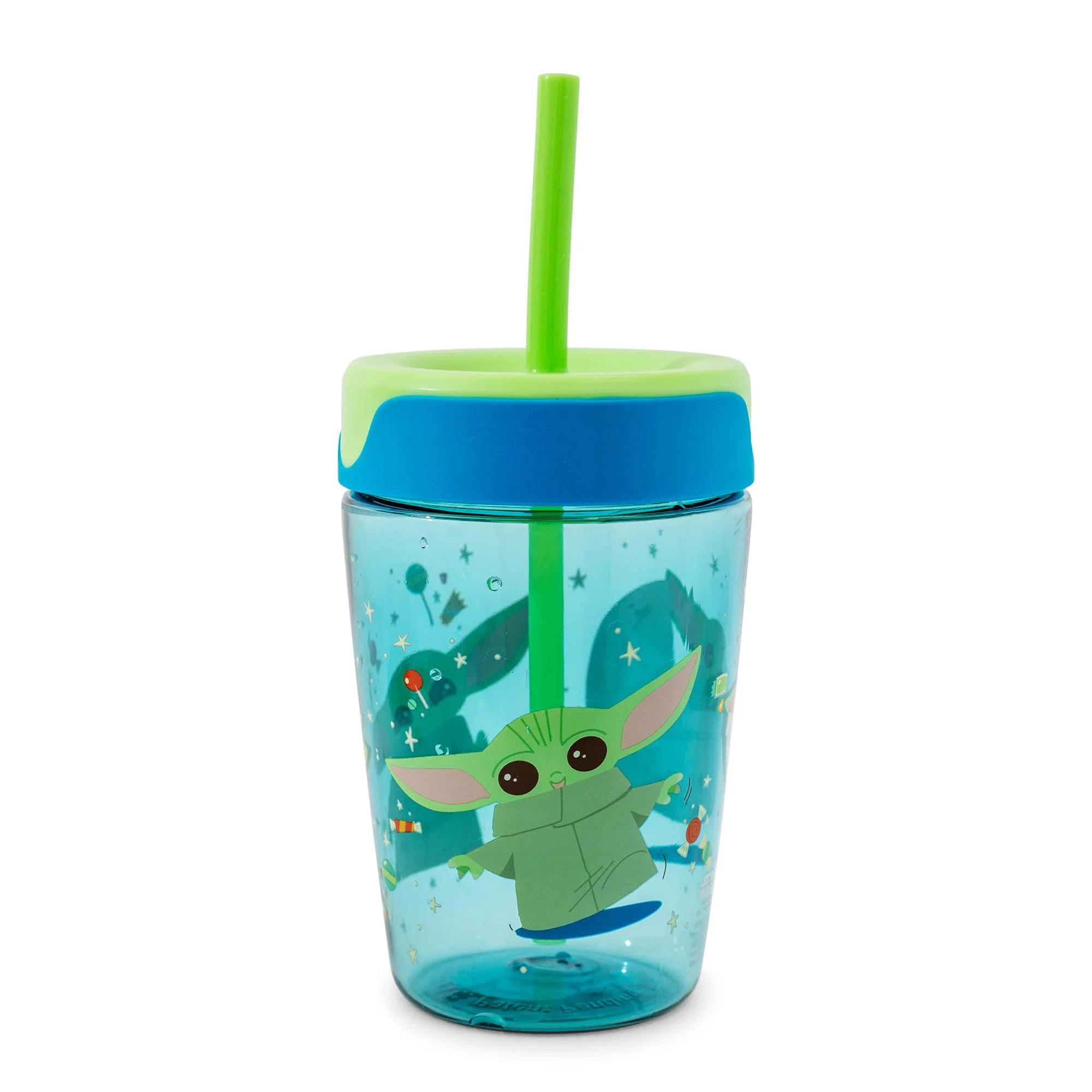 Star Wars: The Mandalorian Grogu Kids Spill-Proof Tumbler With Straw | 18 Ounces - Image 3