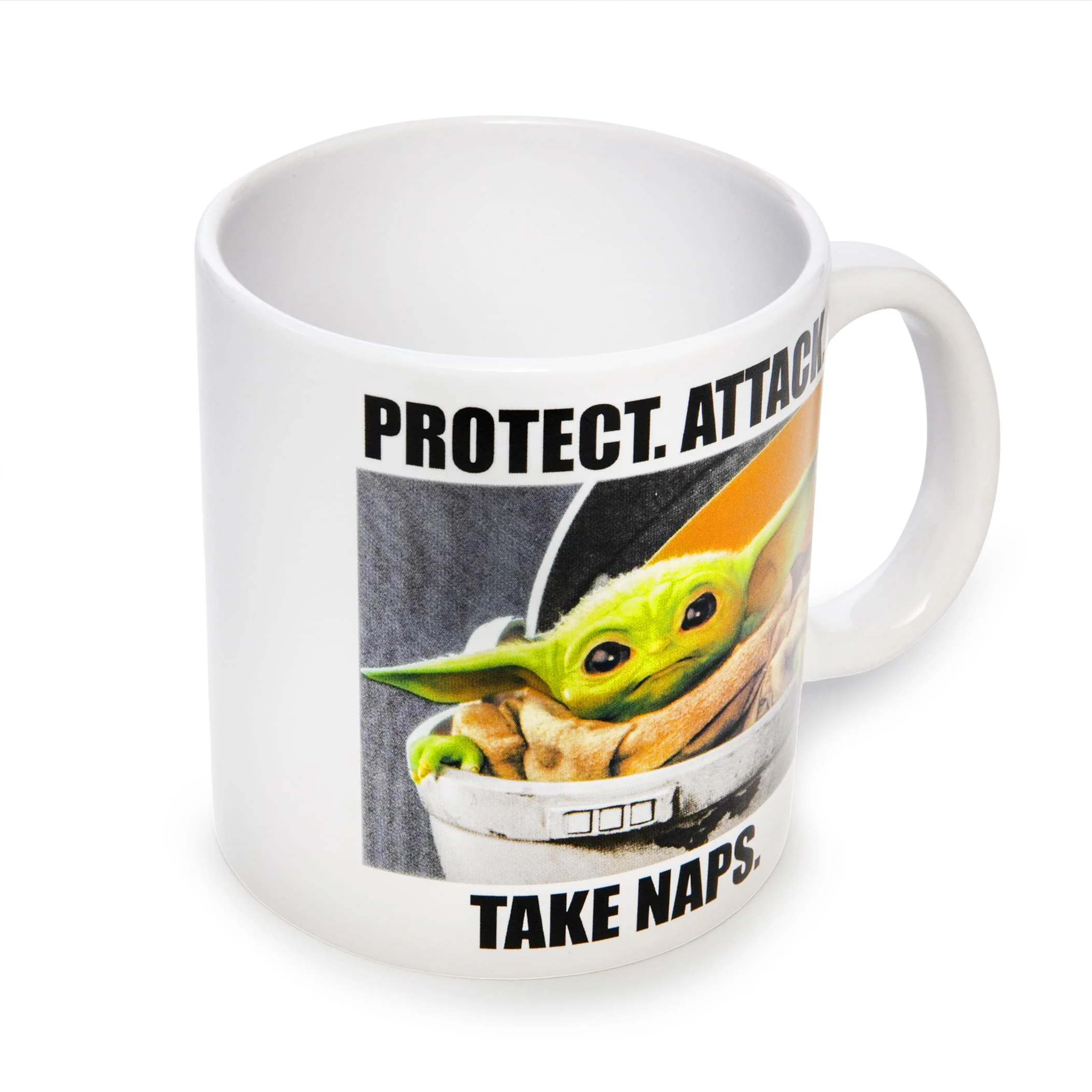 Star Wars: The Mandalorian Grogu Meme Ceramic Mug | Holds 20 Ounces - Image 2