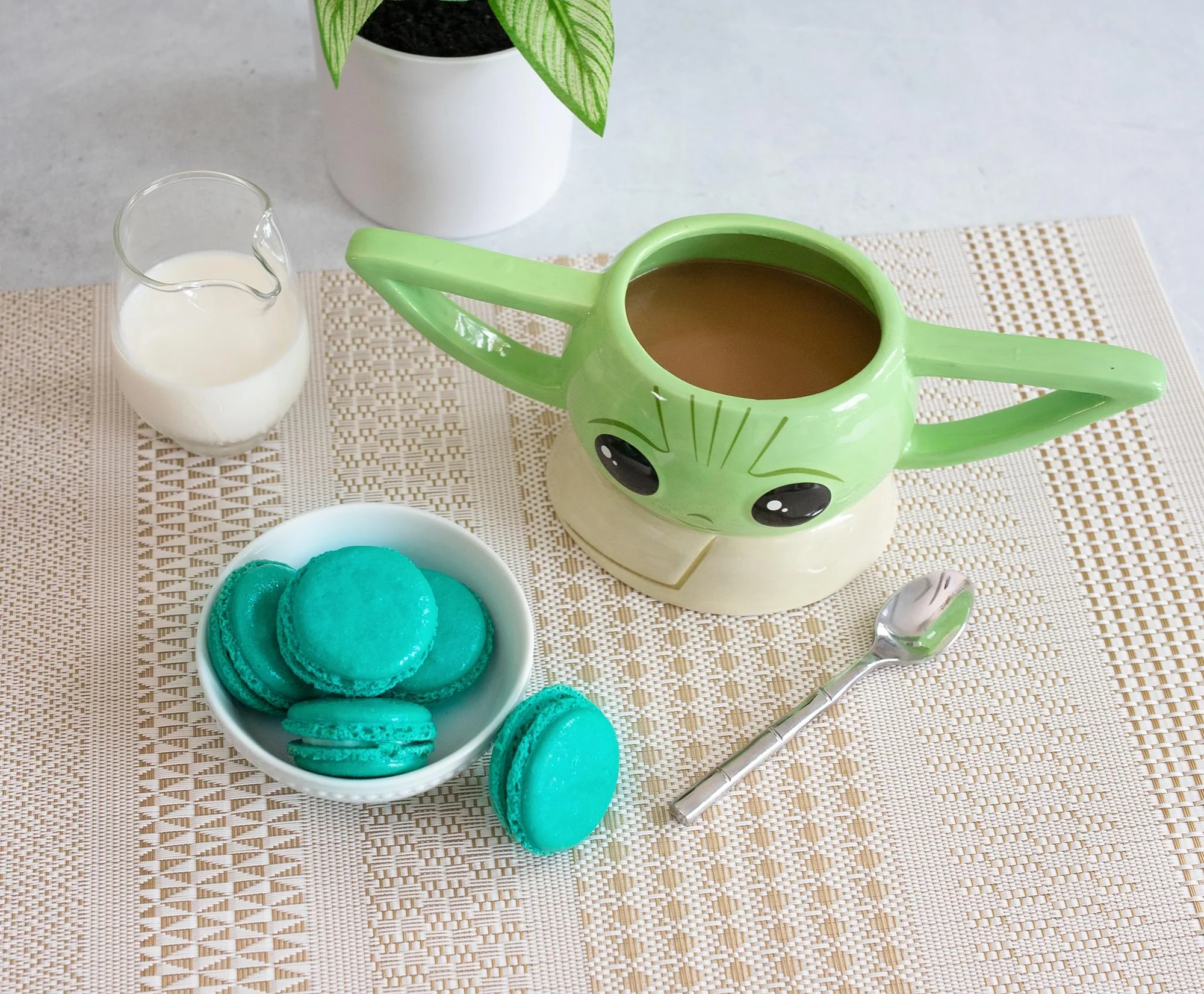 Star Wars: The Mandalorian Grogu Sculpted Ceramic Mug | Holds 20 Ounces - Image 3