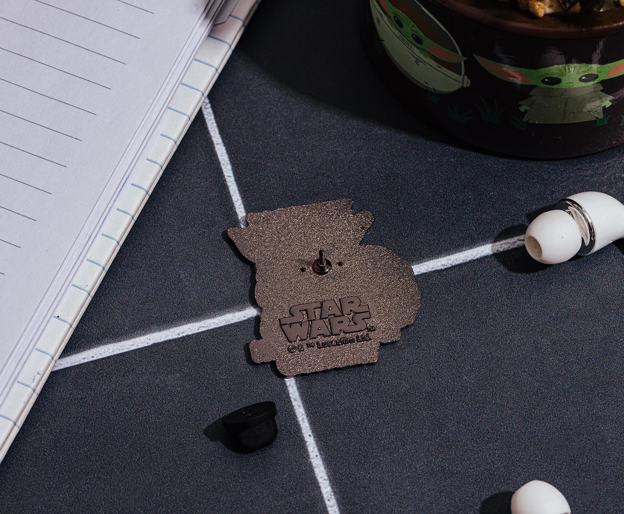 Star Wars: The Mandalorian Grogu "The Force Is Strong With This Grad" Enamel Pin - Image 4