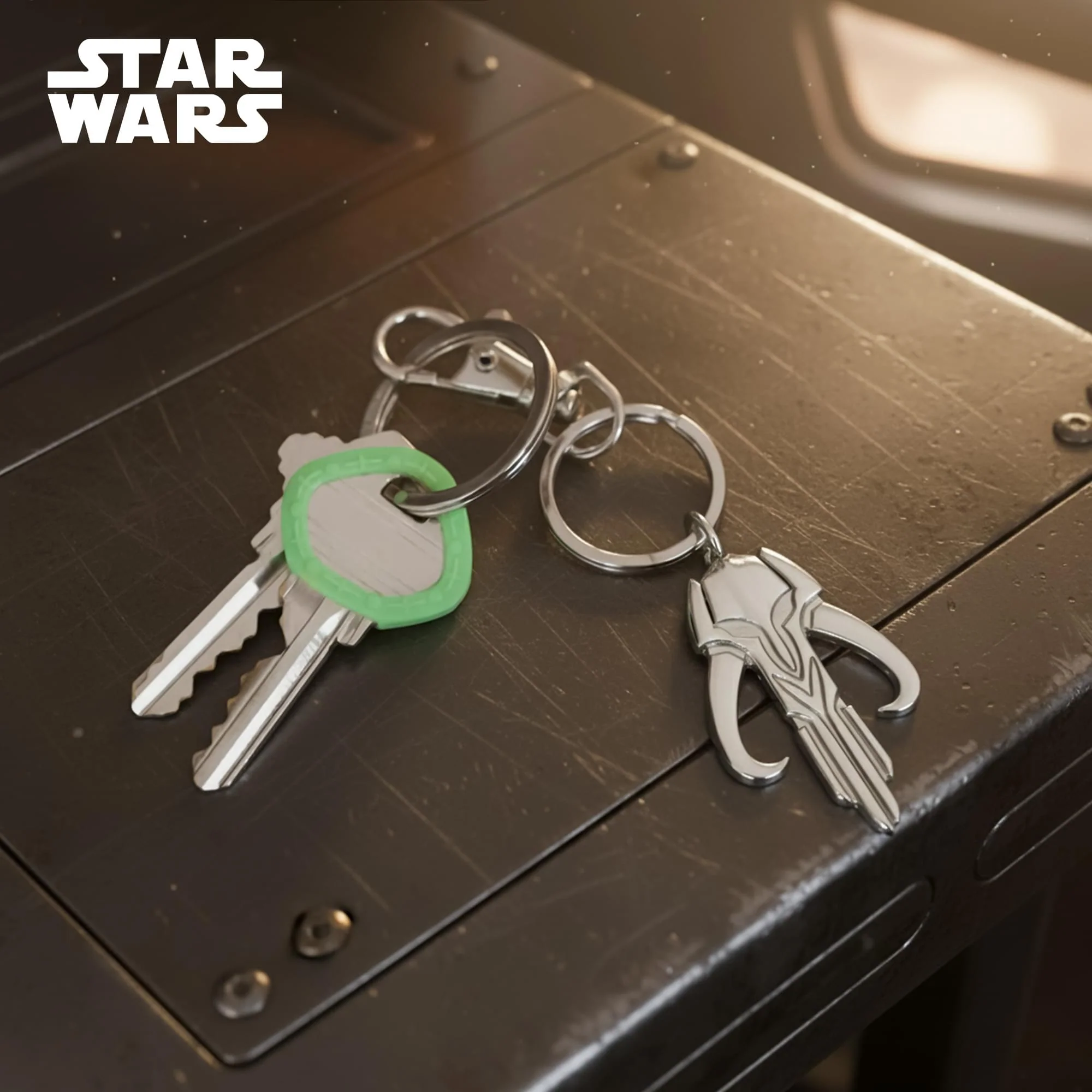 Star Wars: The Mandalorian Mythosaur Logo Metal Keychain - Image 5