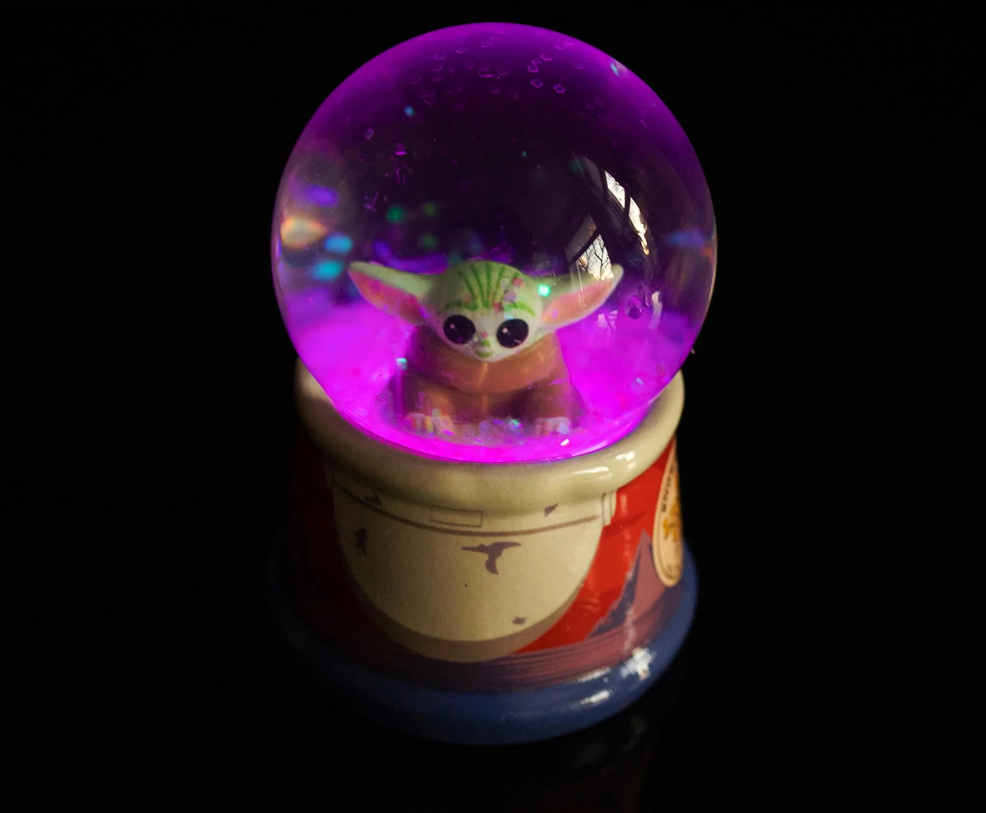 Star Wars: The Mandalorian The Child Hover Pod Light-Up Mini Snow Globe - Image 6