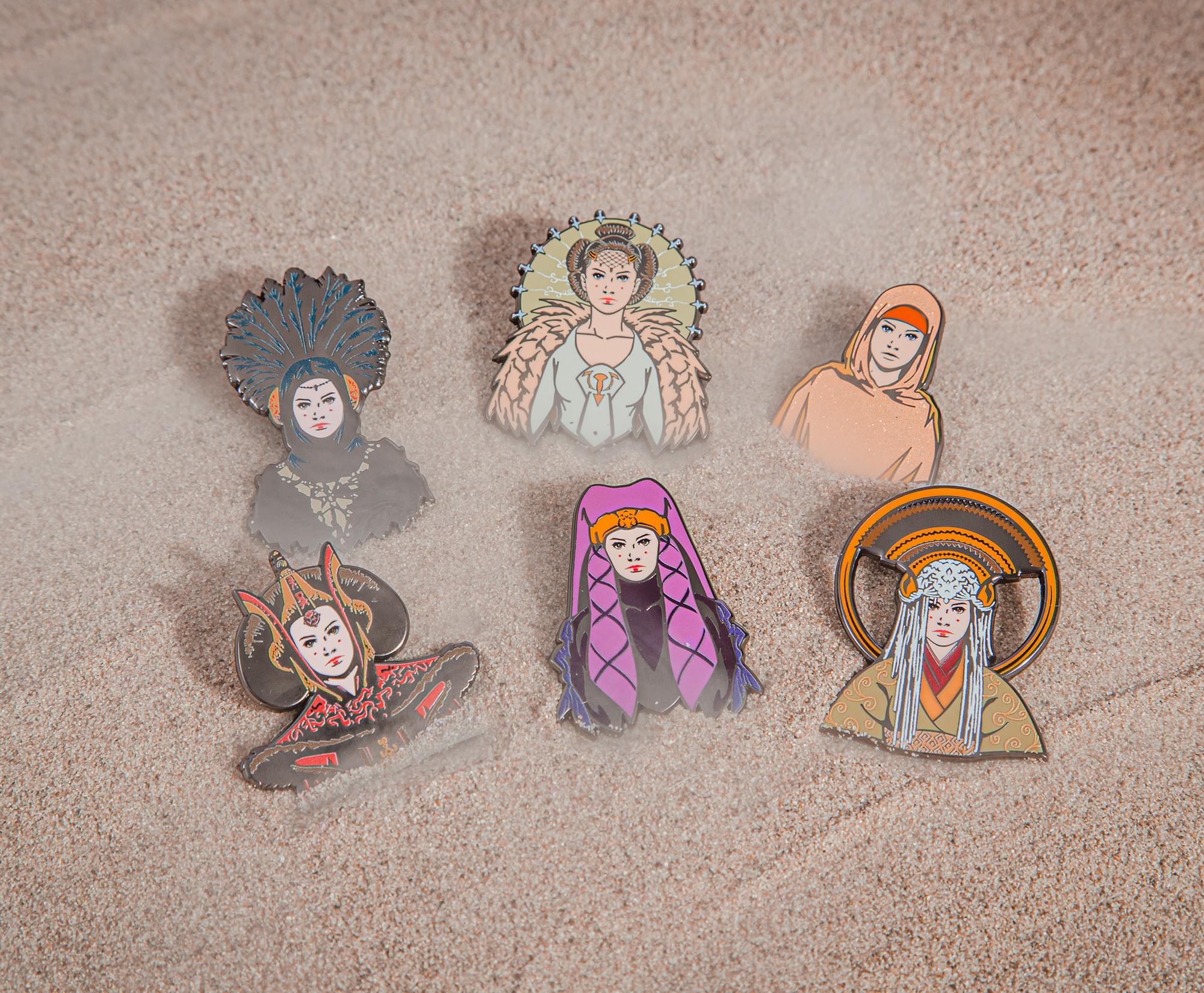 Star Wars: The Phantom Menace Queen Amidala 6-Pin Set | SDCC 2024 Exclusive - Image 7