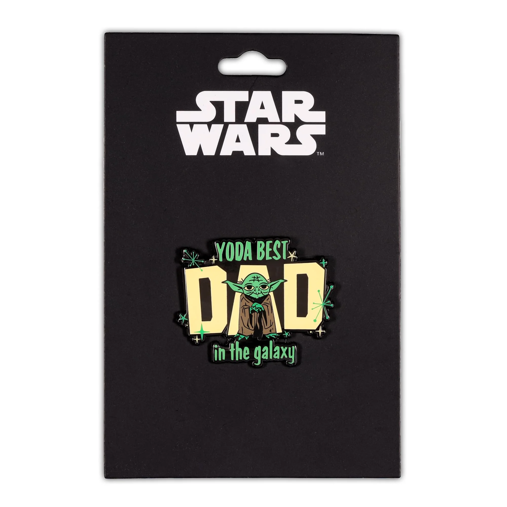 Star Wars "Yoda Best Dad In The Galaxy" Father's Day Enamel Pin - Image 2