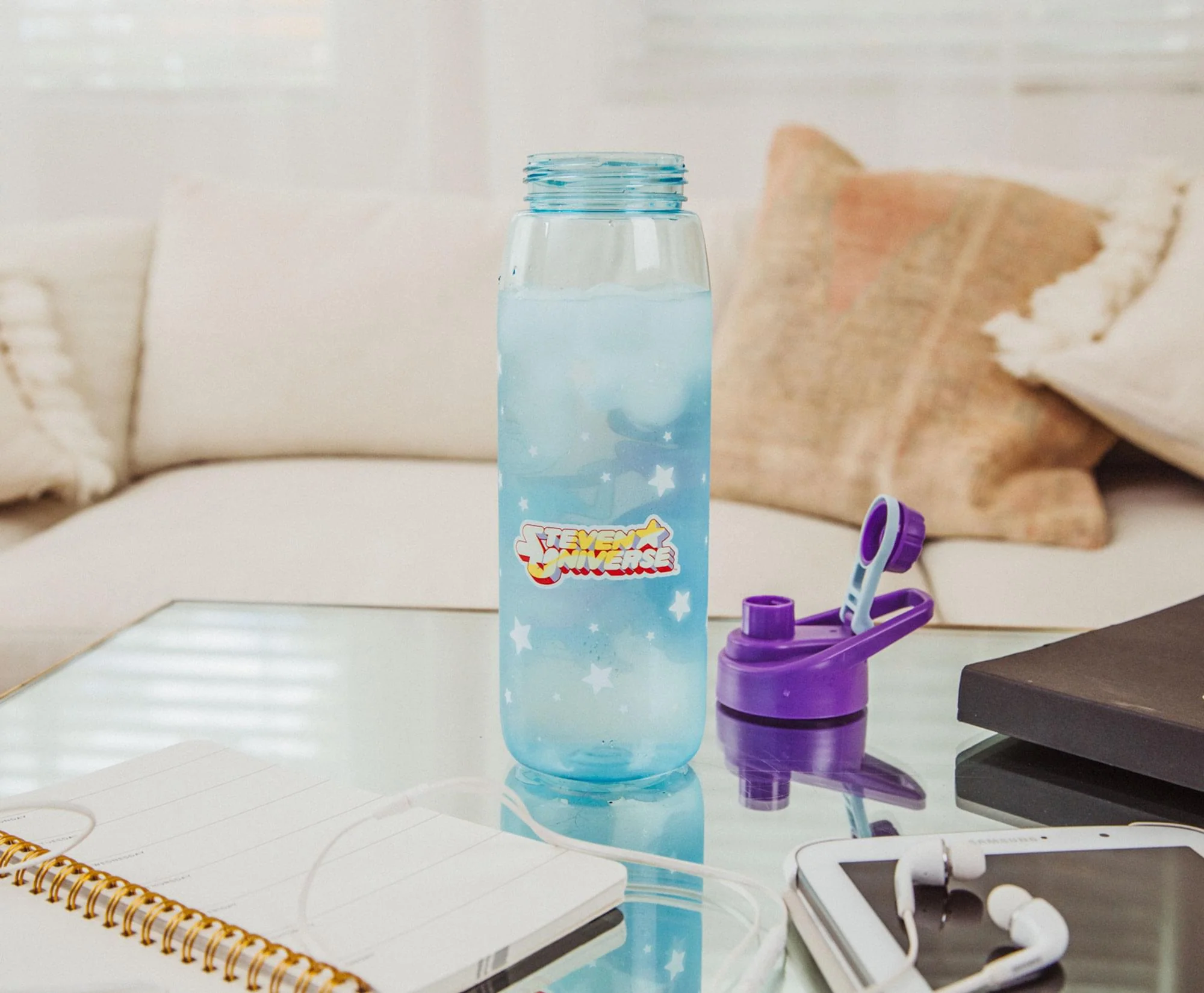 Steven Universe Characters Water Bottle With Screw-Top Lid | Holds 28 Ounces - Image 8