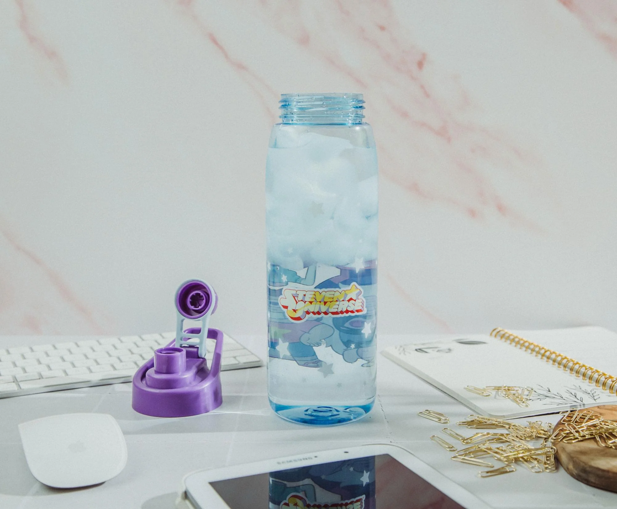 Steven Universe Characters Water Bottle With Screw-Top Lid | Holds 28 Ounces - Image 9