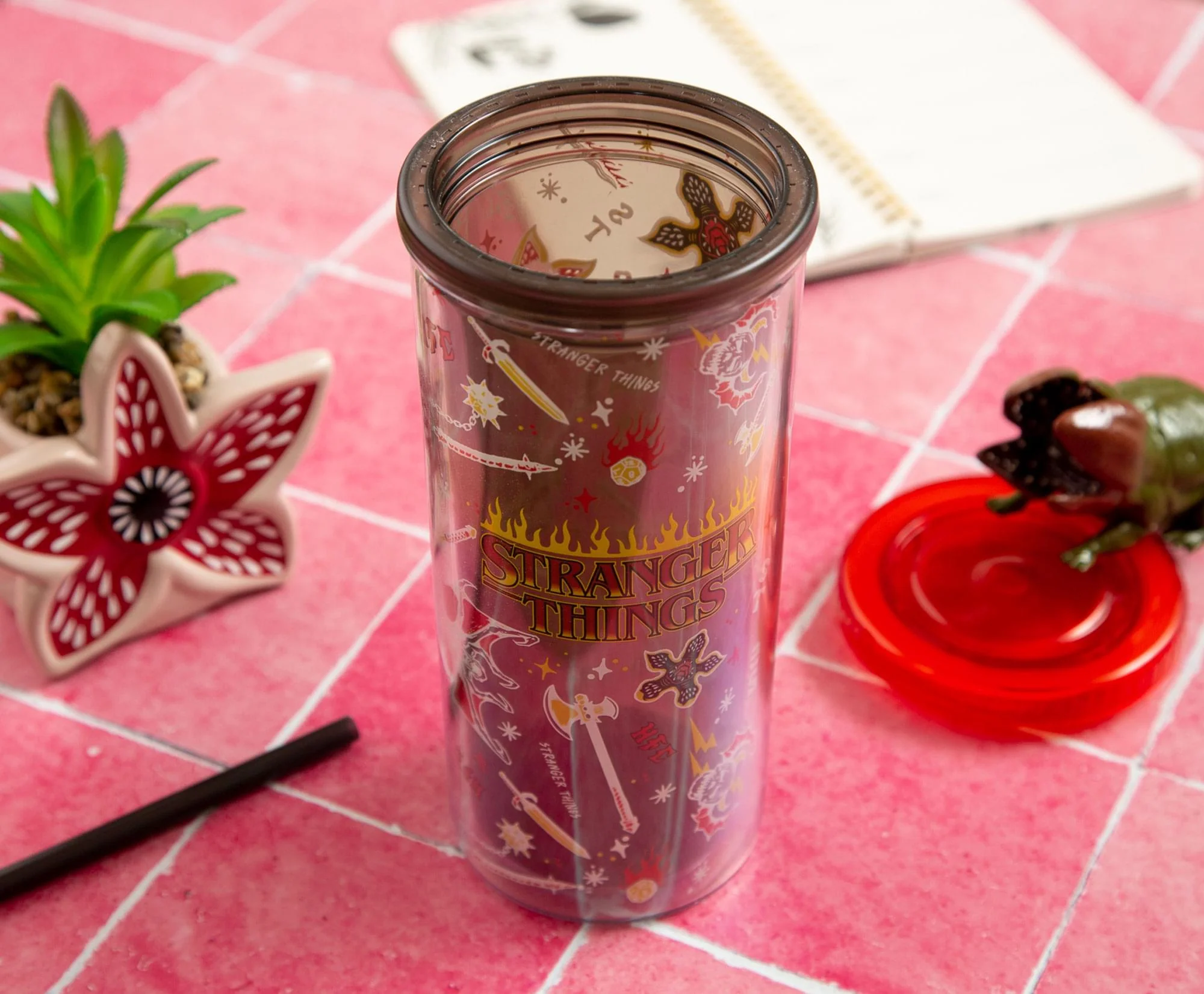 Stranger Things Hellfire Club Carnival Cup With Lid and Straw | Holds 20 Ounces - Image 6