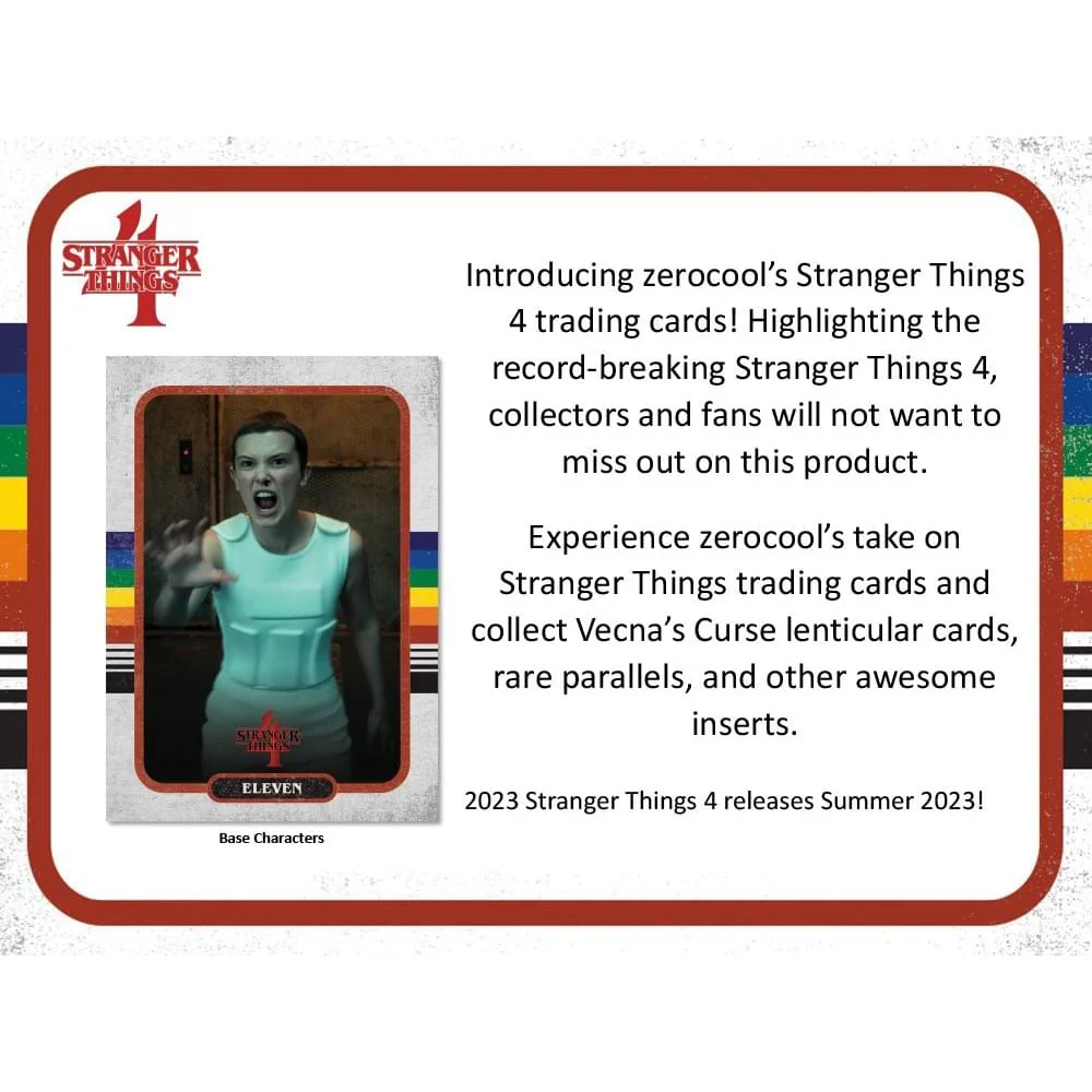 Stranger Things Season 4 2023 Topps Value Box | 7 Packs Per Box - Image 2