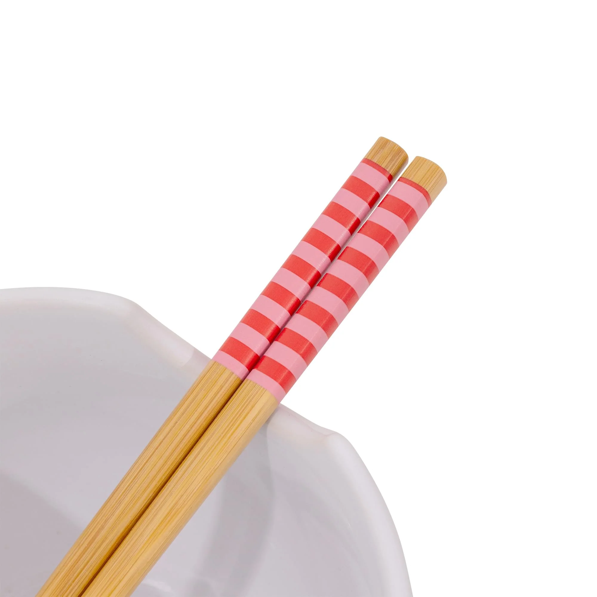 Strawberry Shortcake Rainbow 20-Ounce Ceramic Ramen Bowl With Chopsticks - Image 3