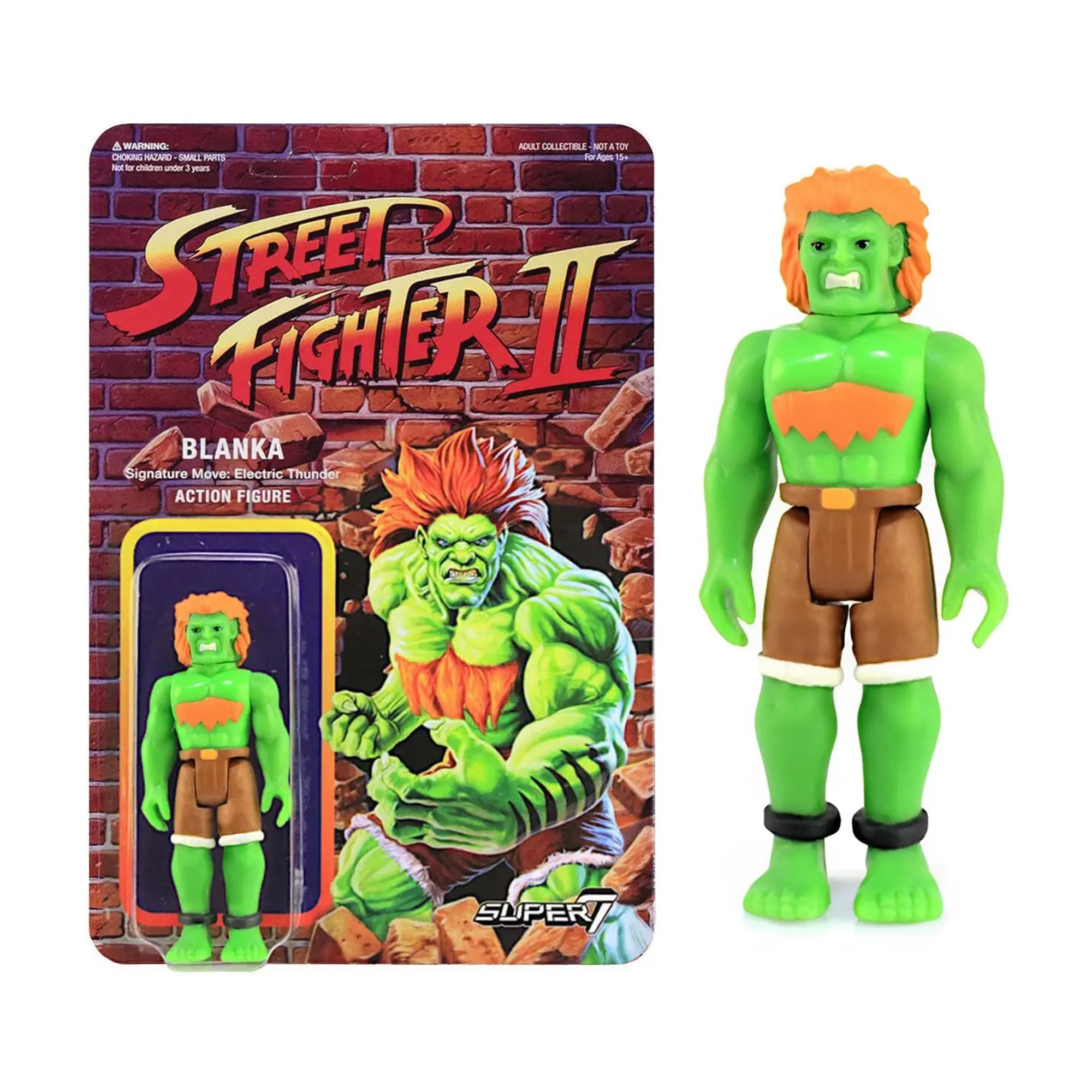 Street Fighter 2 3.75 Inch ReAction Figure | Blanka - Image 3