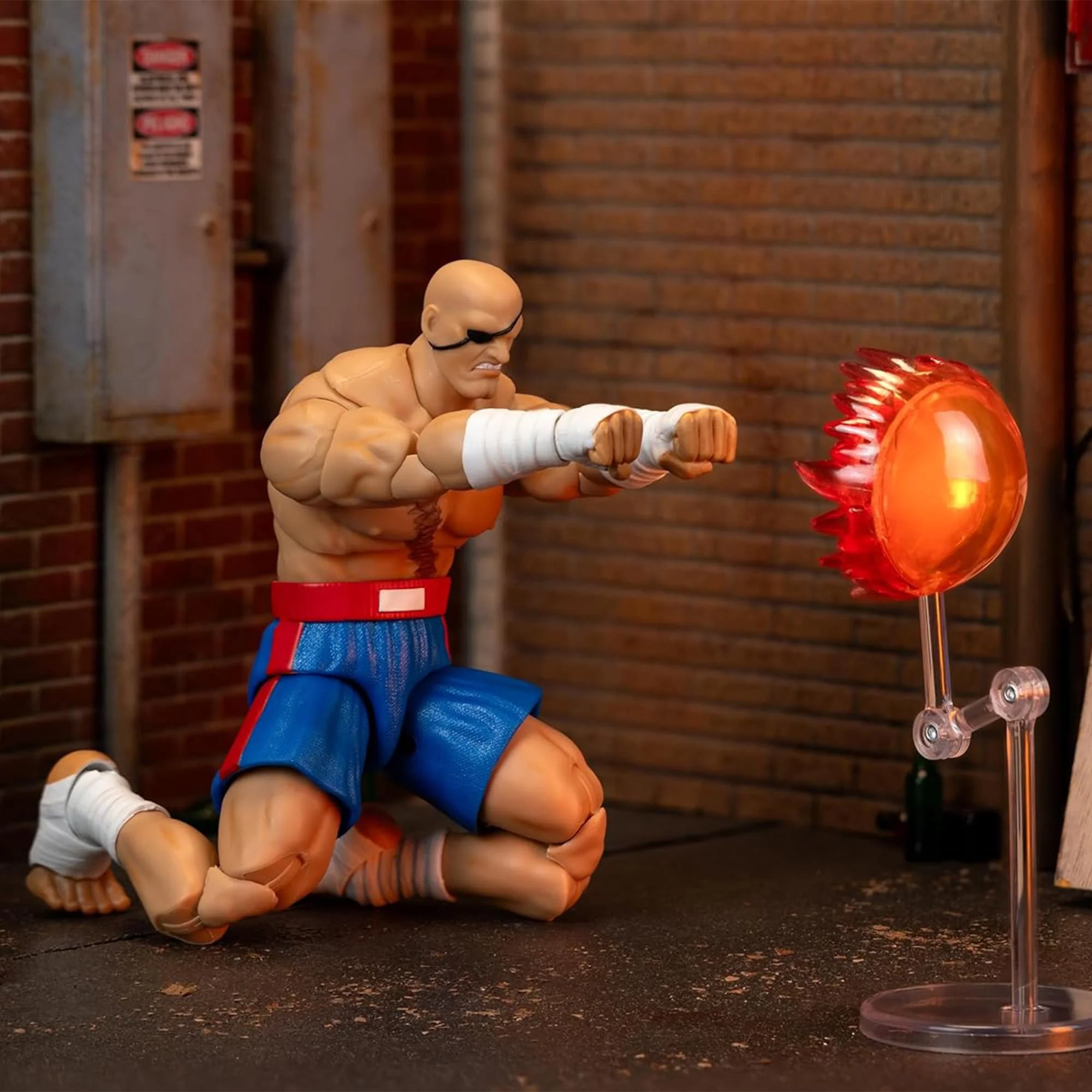 Street Fighter II Sagat 1:12 Scale Action Figure - Image 8