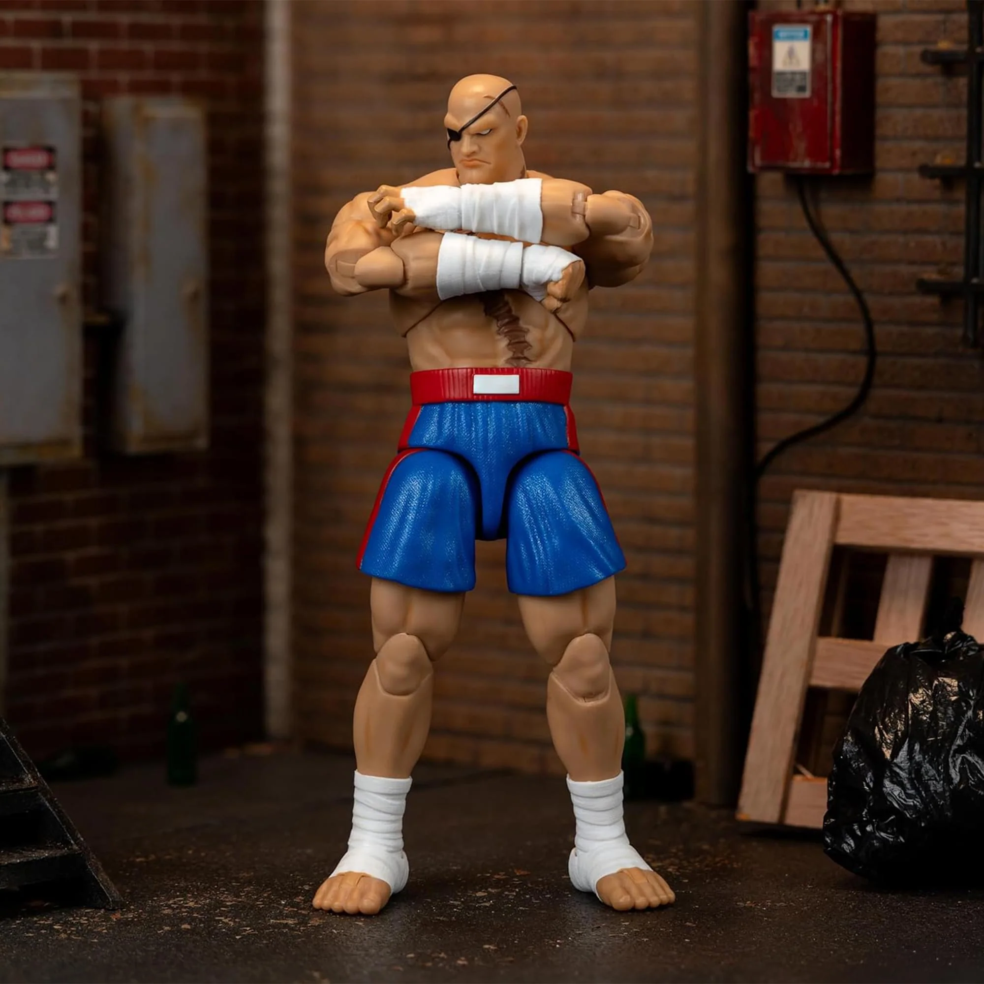 Street Fighter II Sagat 1:12 Scale Action Figure - Image 9