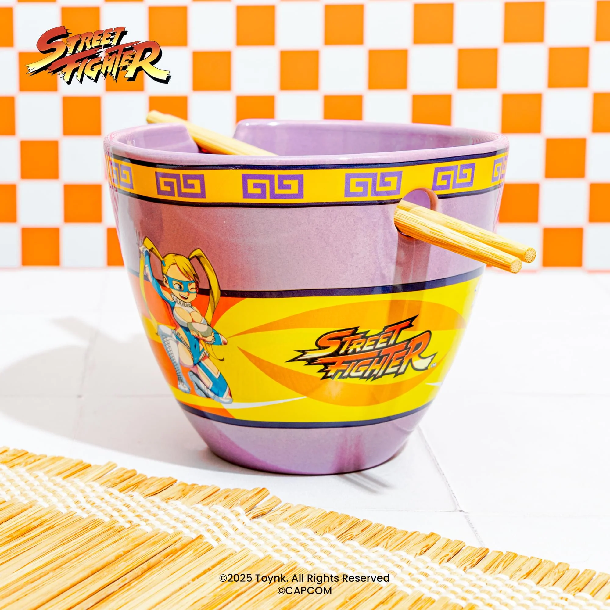 Street Fighter Lethal Ladies Ramen Bowl and Chopsticks - Image 7