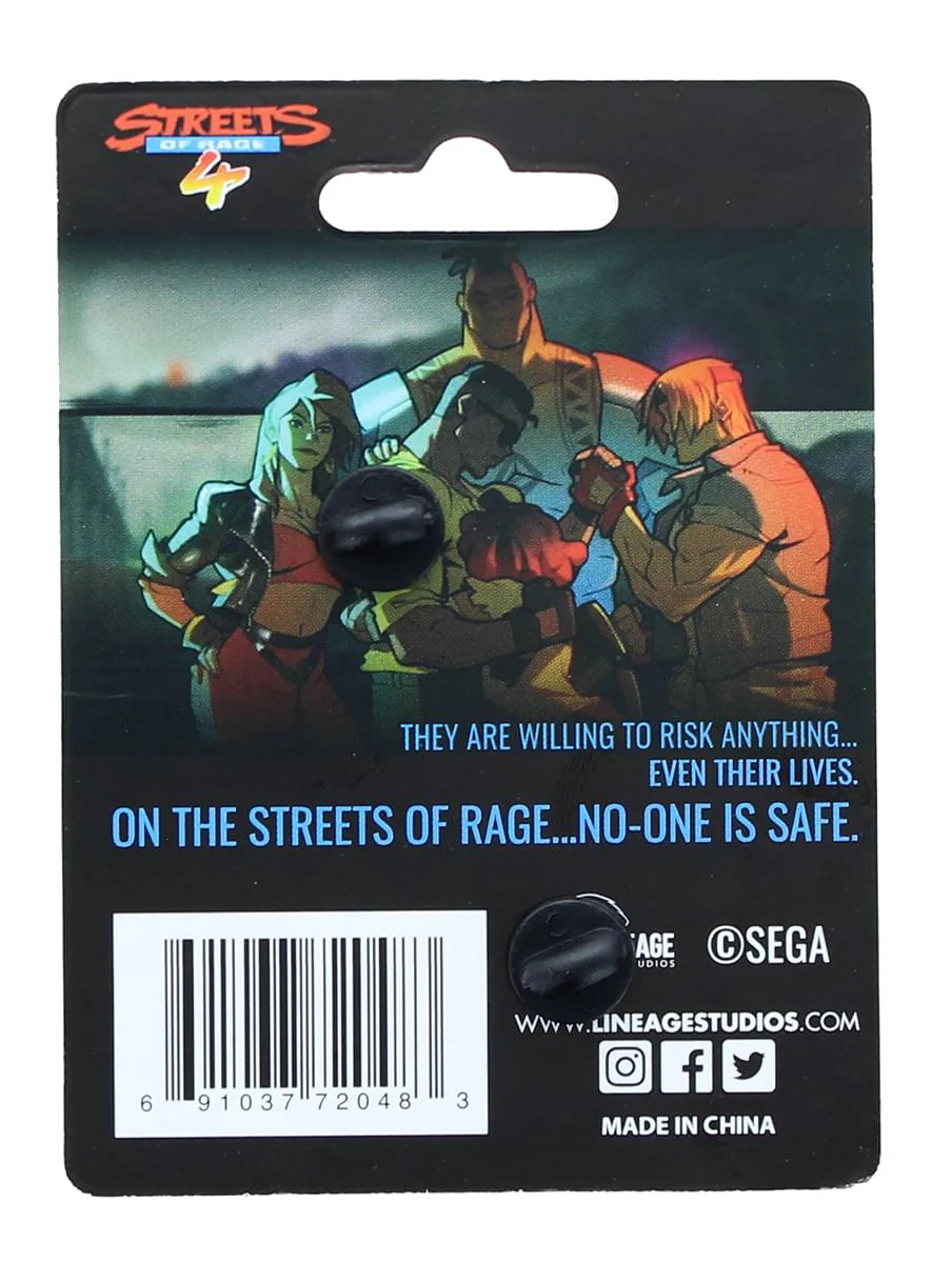 Streets of Rage 4 Axel Stone Luxury Enamel Icon Pin - Image 2