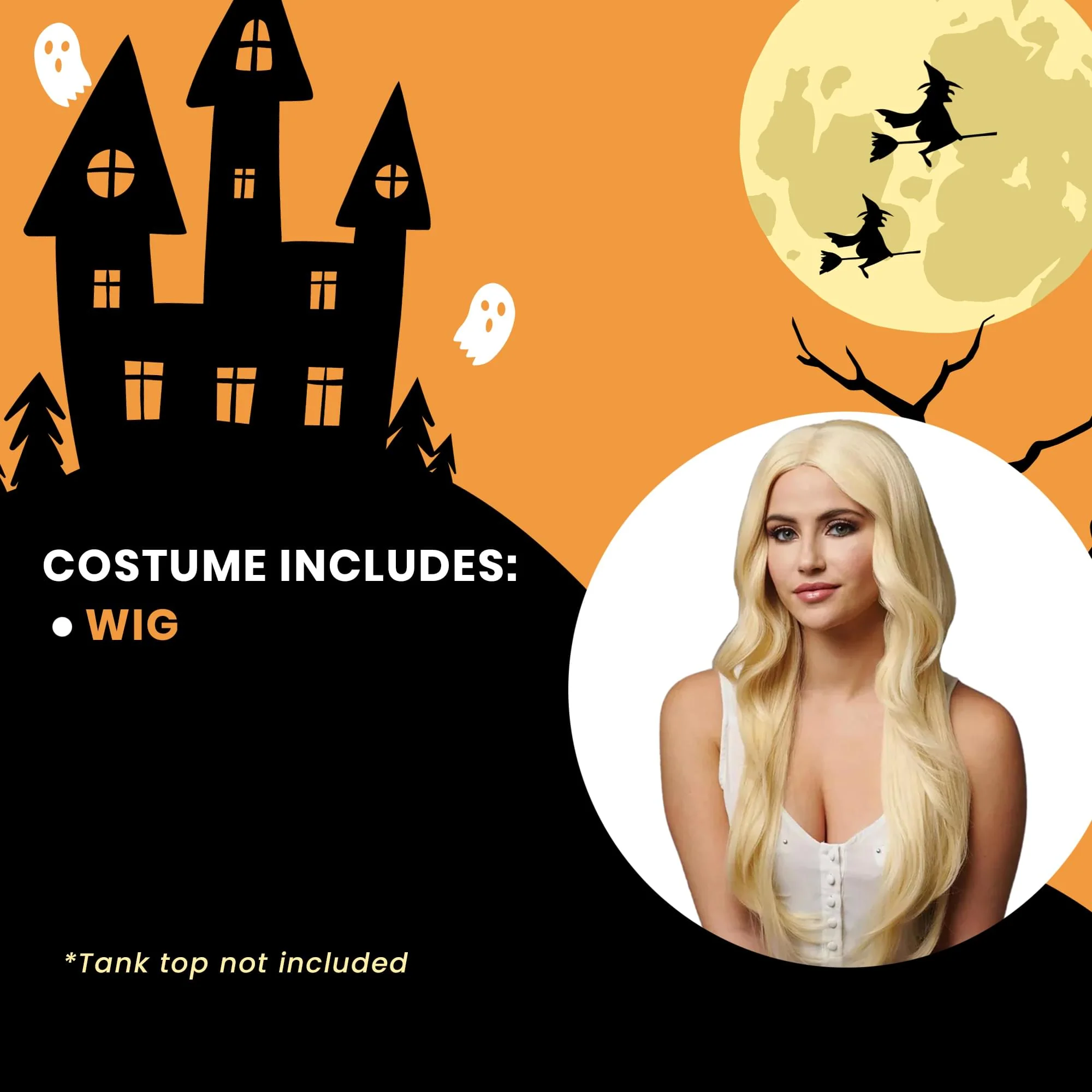 Summer Berry Adult Blonde Costume Wig - Image 4