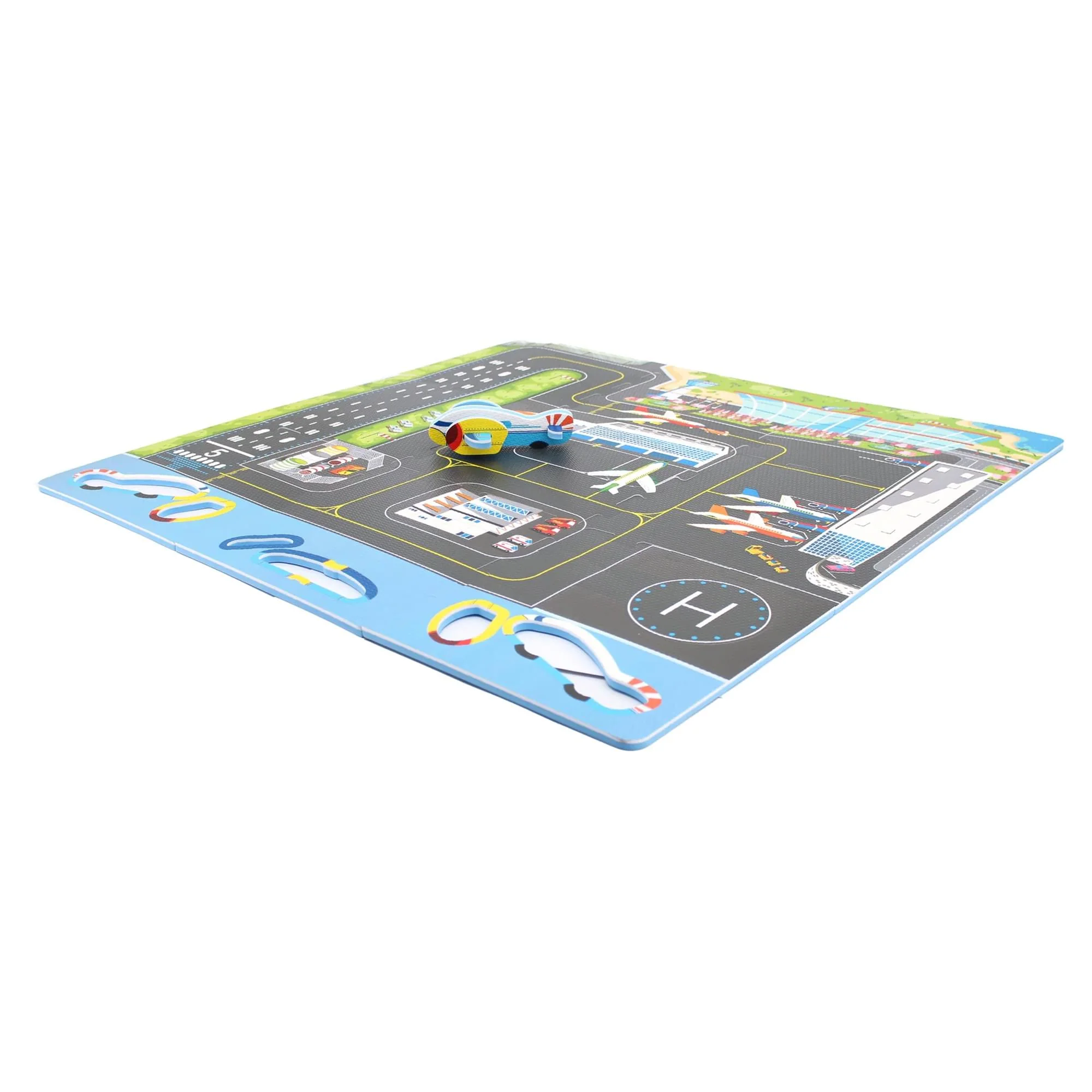 Sunta Play Mat DIY Airport and Plane | 9 Piece Set - Image 5