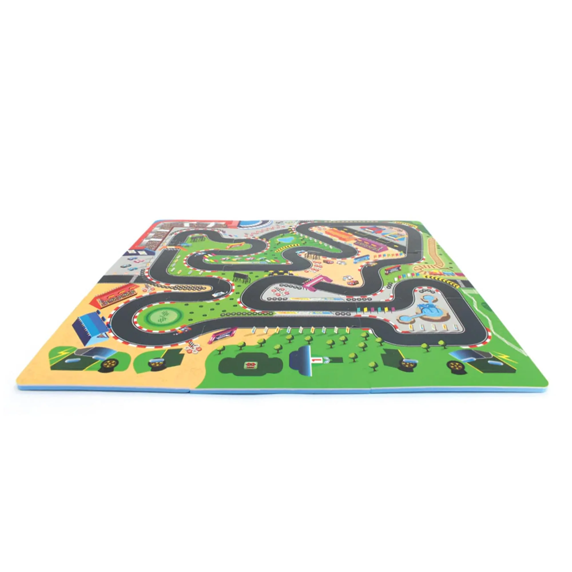 Sunta Play Mat DIY Race Track and Car | 9 Piece Set - Image 5