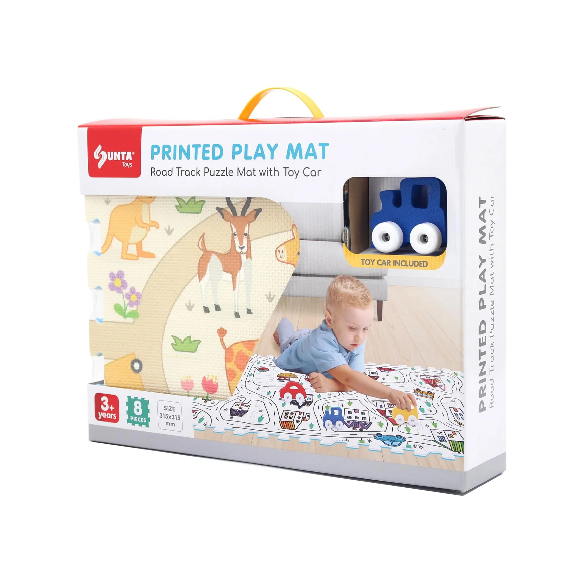 Sunta Play Mat DIY Safari Set and Bus | 9 Piece Set - Image 5