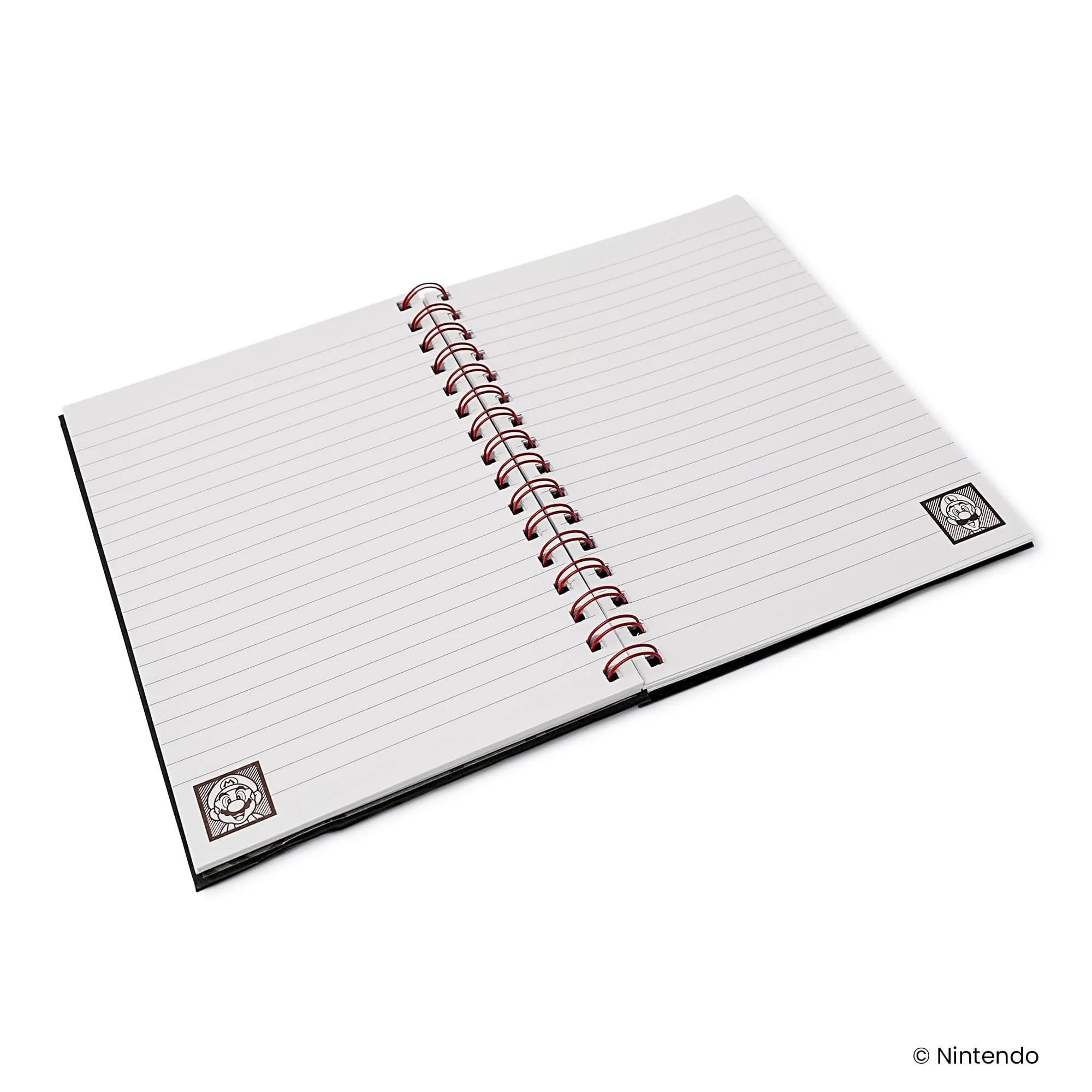Super Mario 4 Color Spiral Notebook With Elastic Closure - Image 11