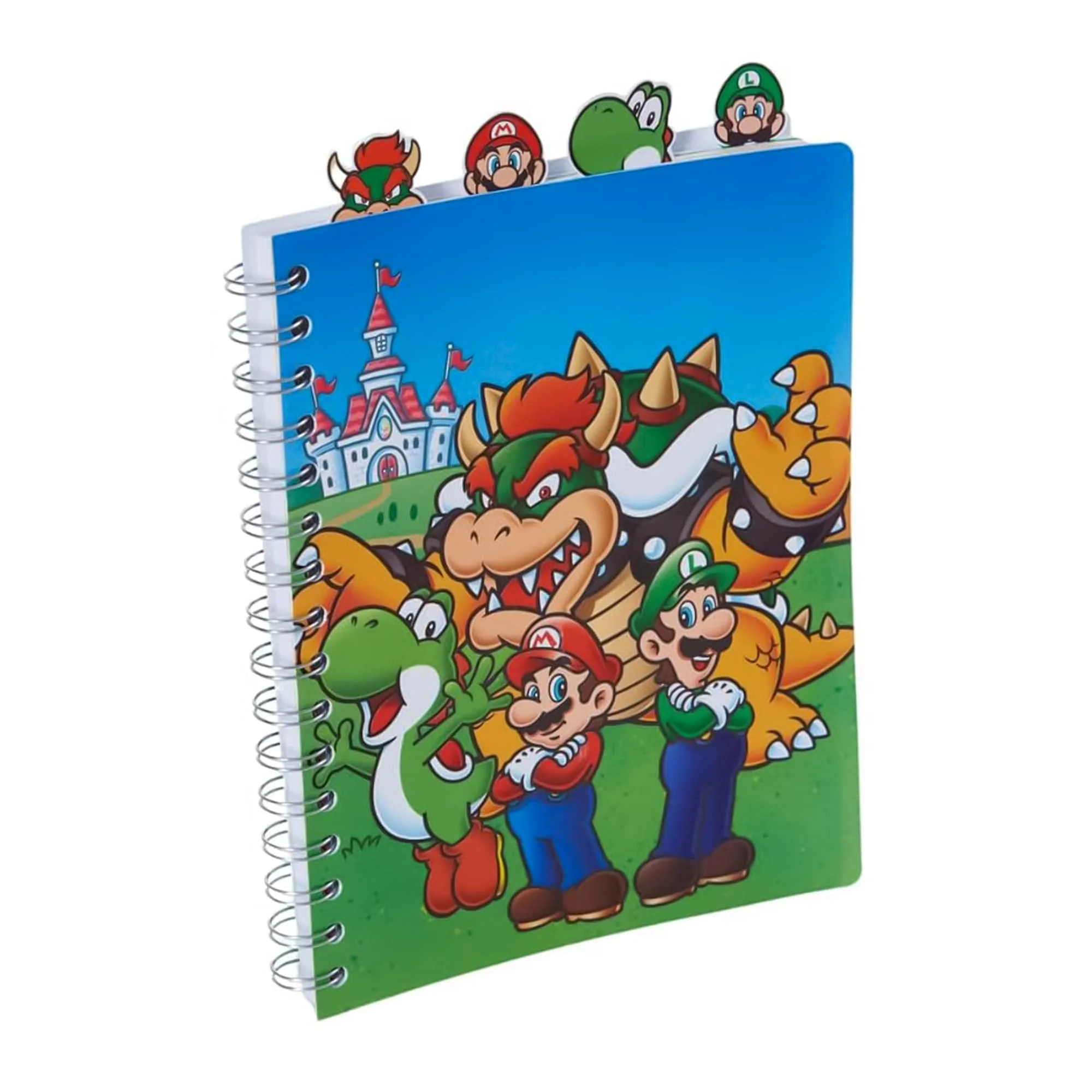 Super Mario Bros. 7 x 8 Inch Spiral 4-Tab Notebook | 96 Lined Pages - Image 5