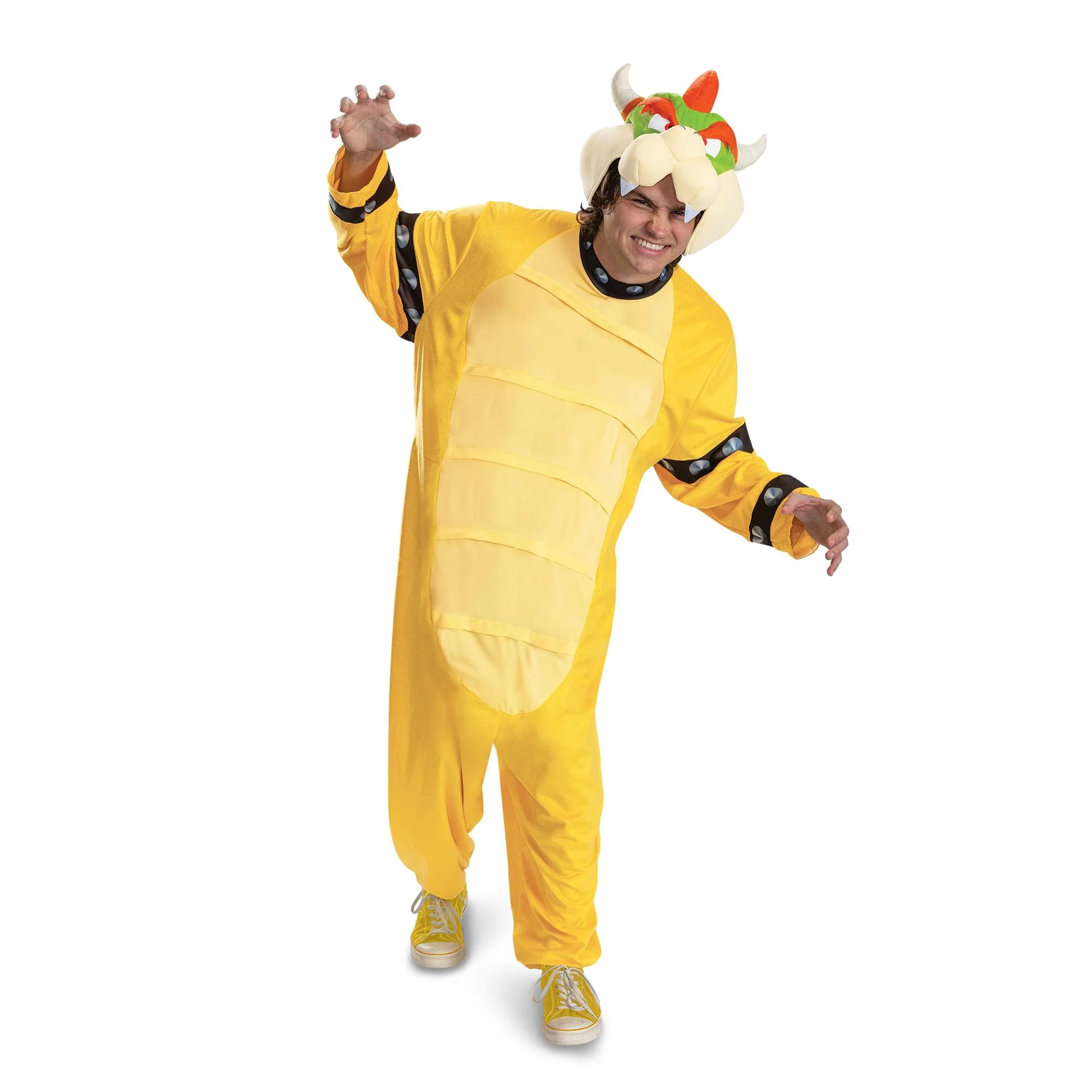 Super Mario Bros. Bowser Hooded Adult Costume - Image 11