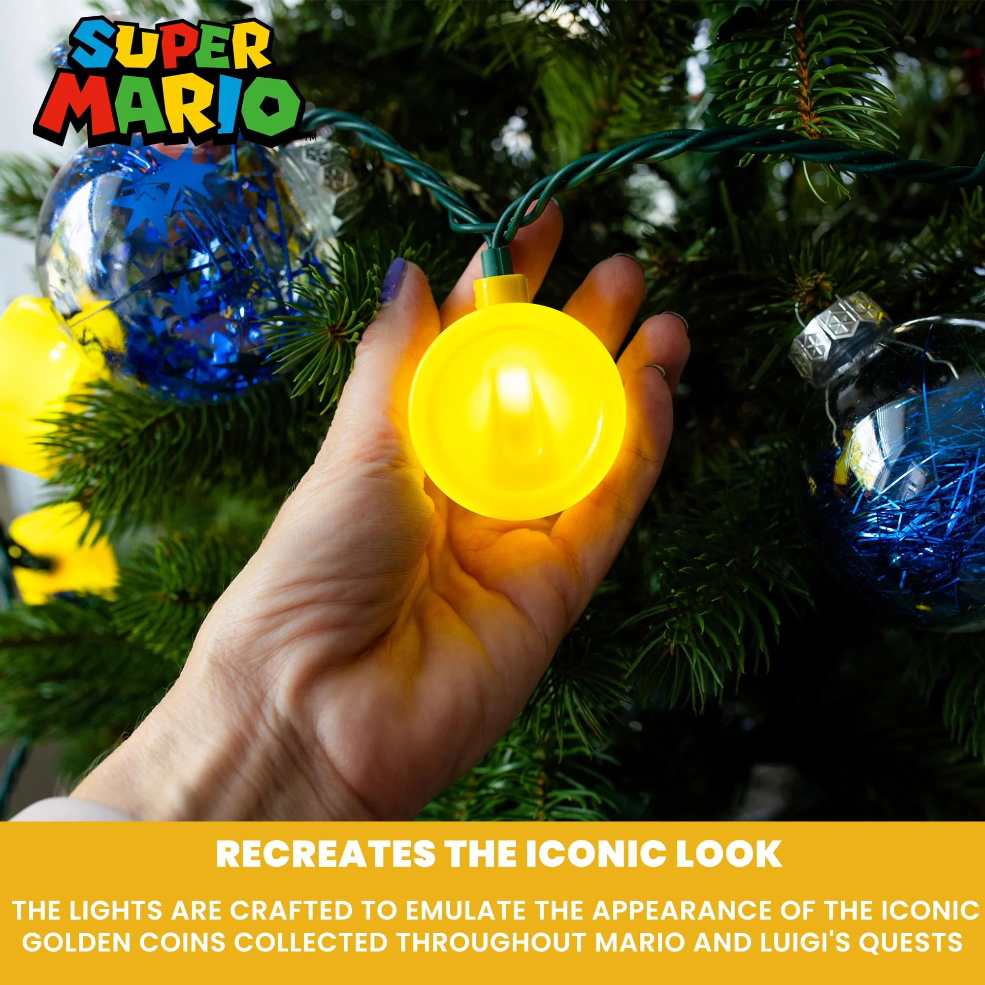 Super Mario Bros. Coin String Lights - Image 4