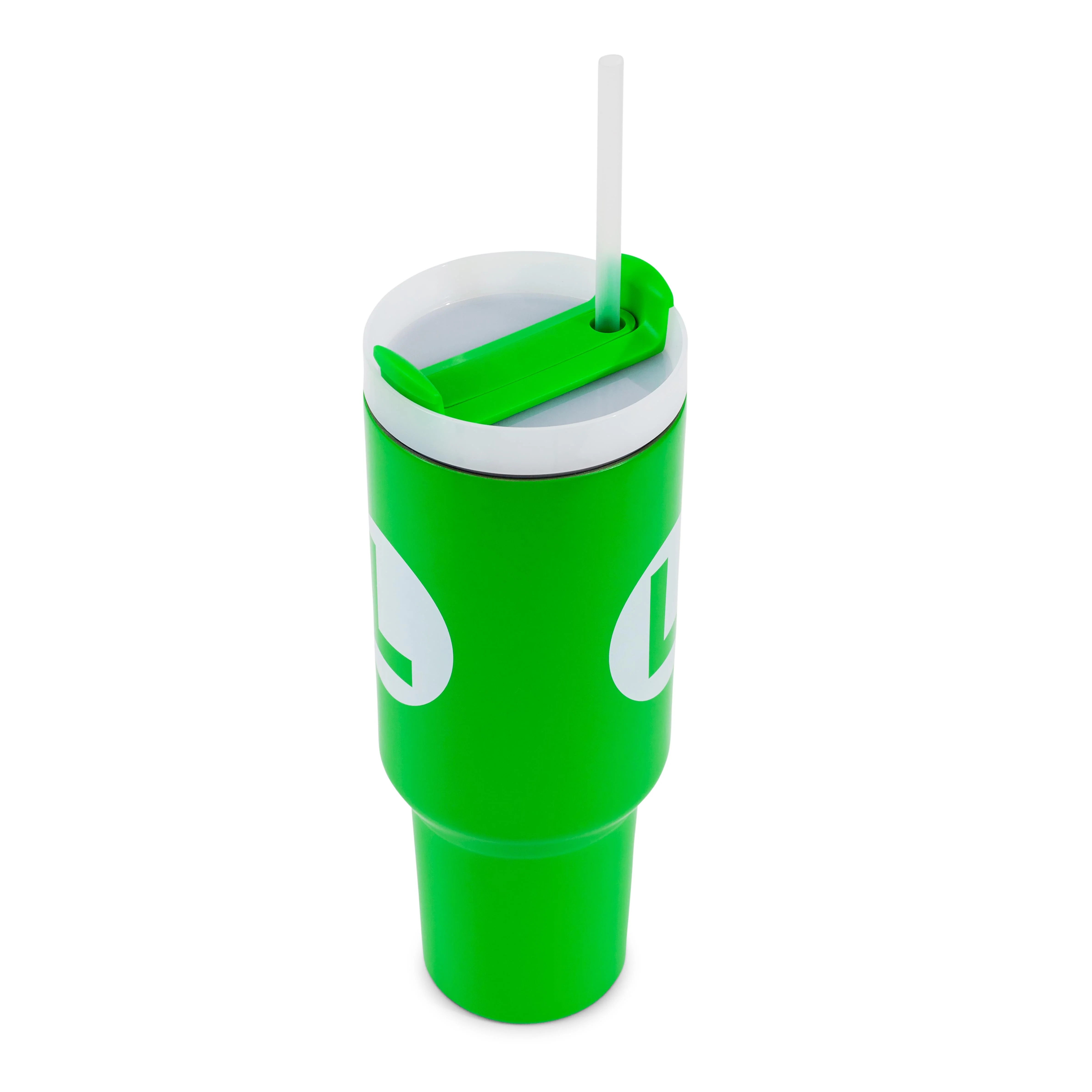 Super Mario Bros. Luigi Icon Metal Travel Tumbler | Holds 40 Ounces - Image 2